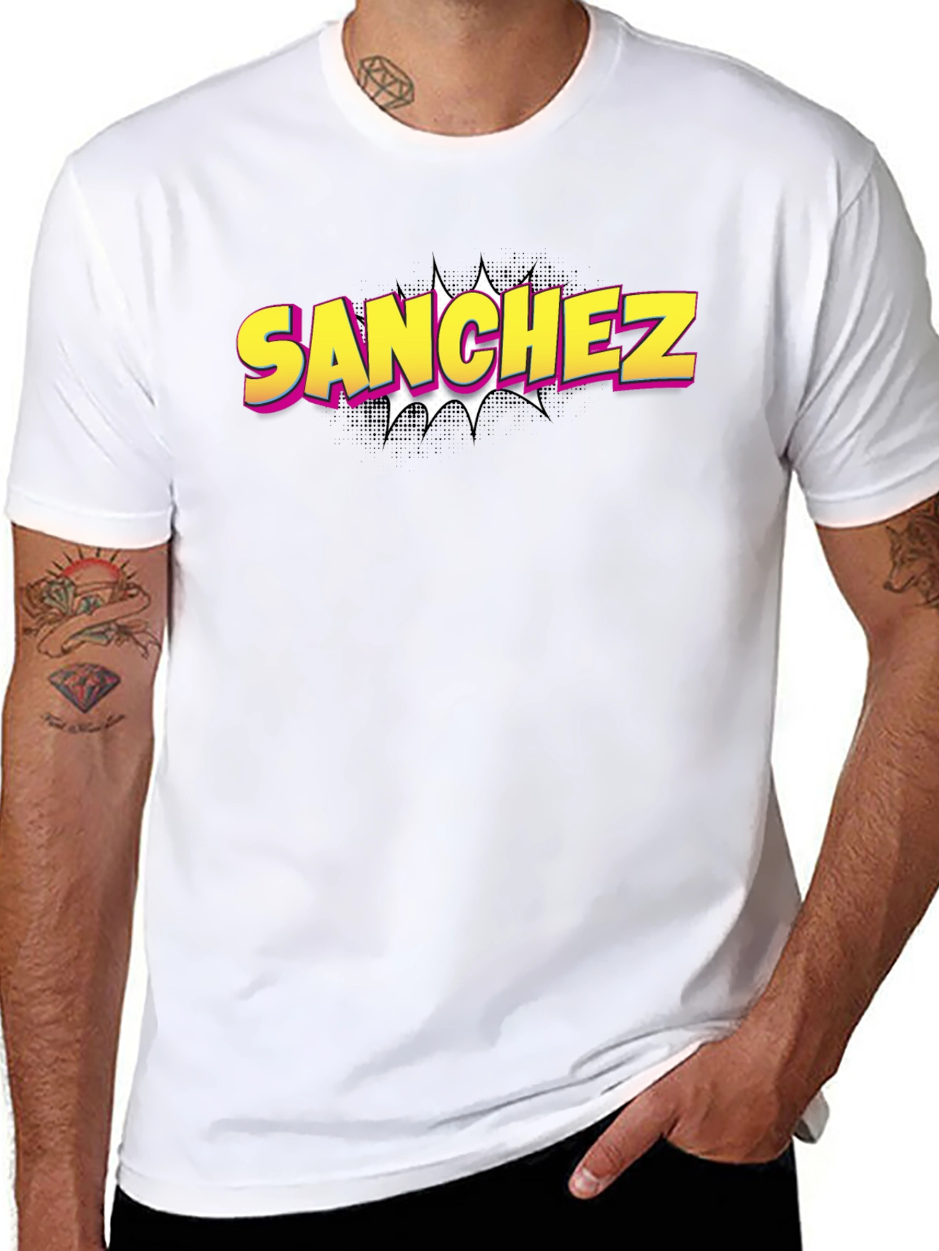 Sanchez Graphic Print T-Shirt - Mens