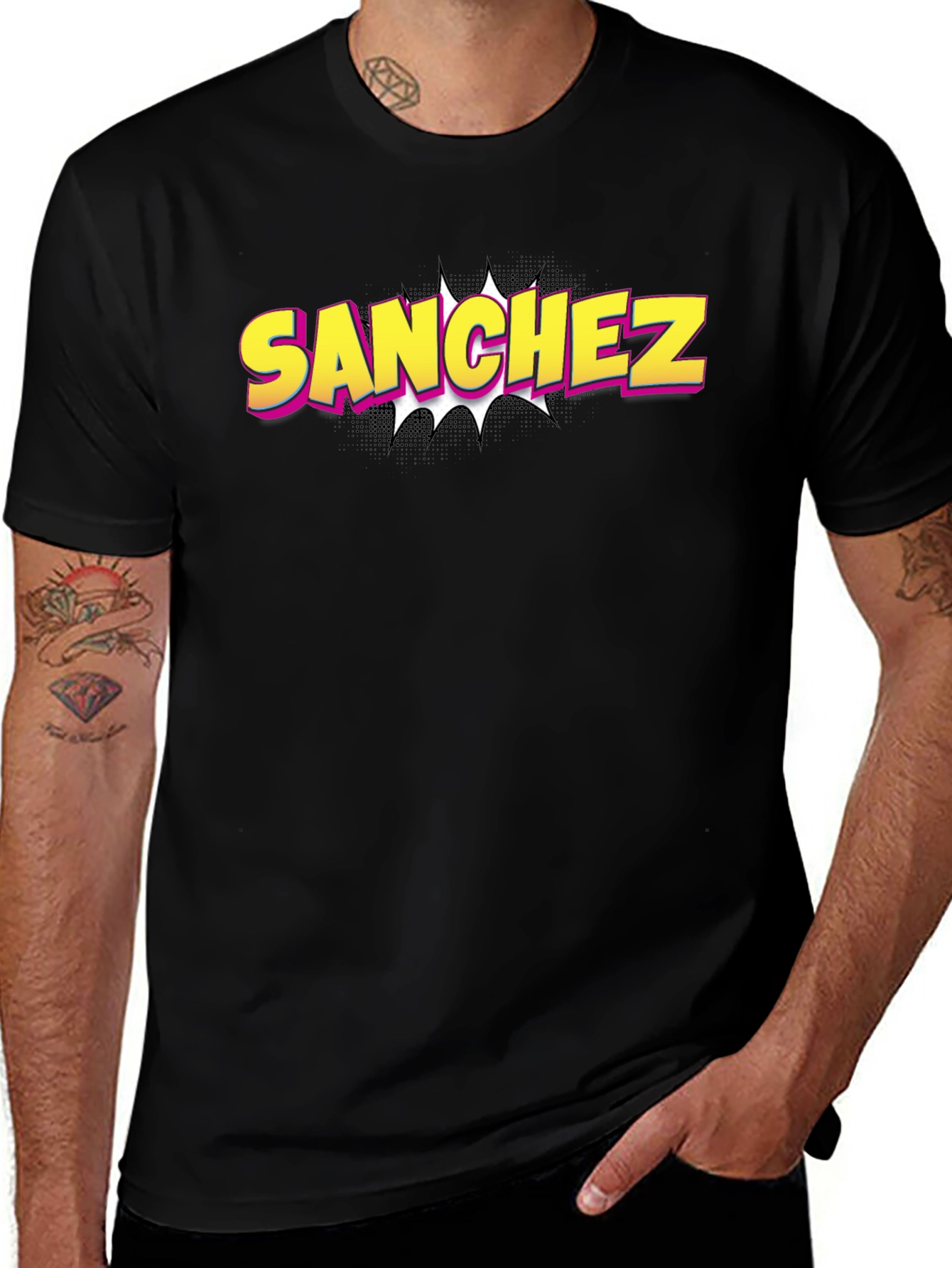 Sanchez Graphic Print T-Shirt - Mens