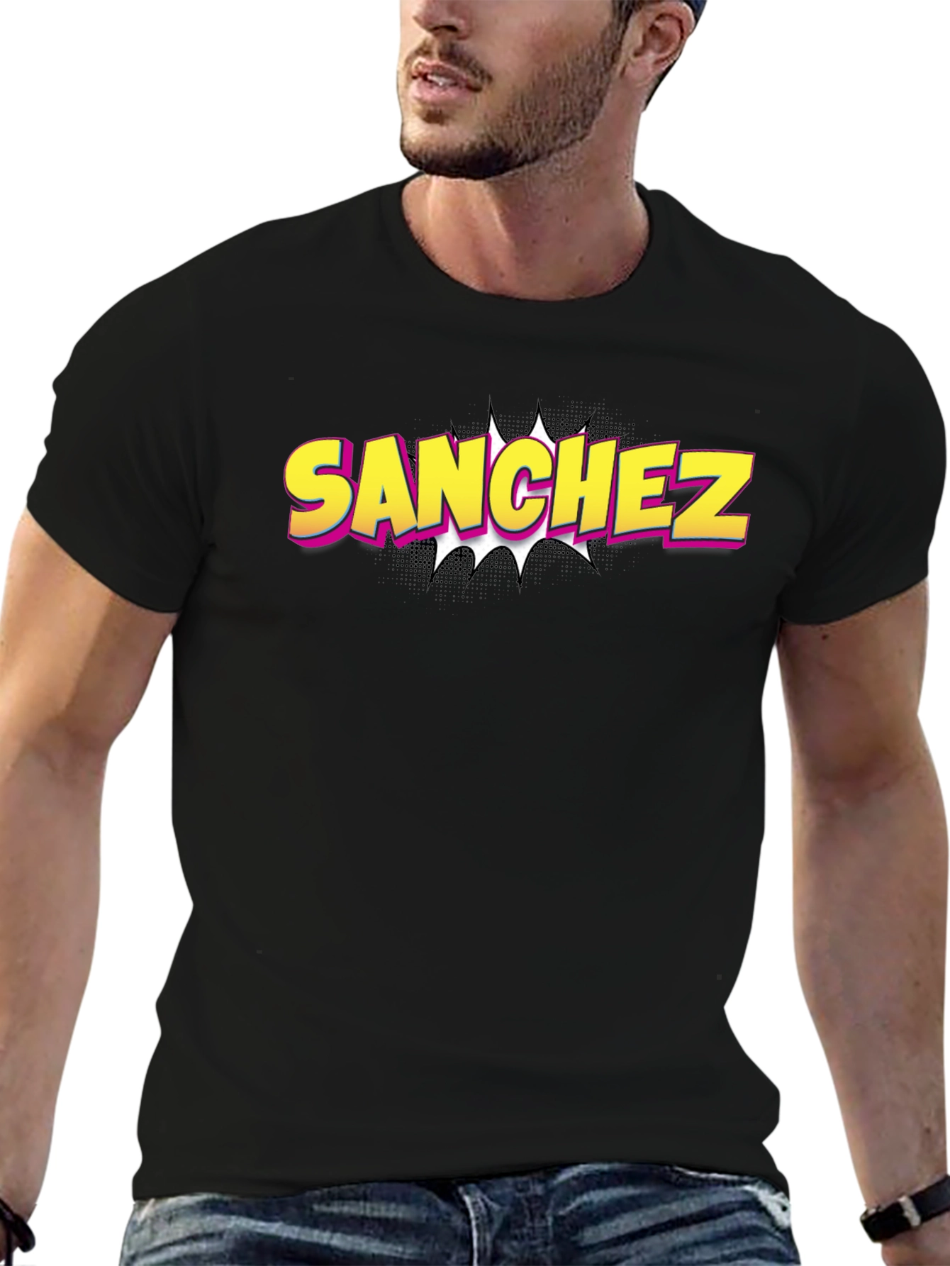 Sanchez Graphic Print T-Shirt - Mens