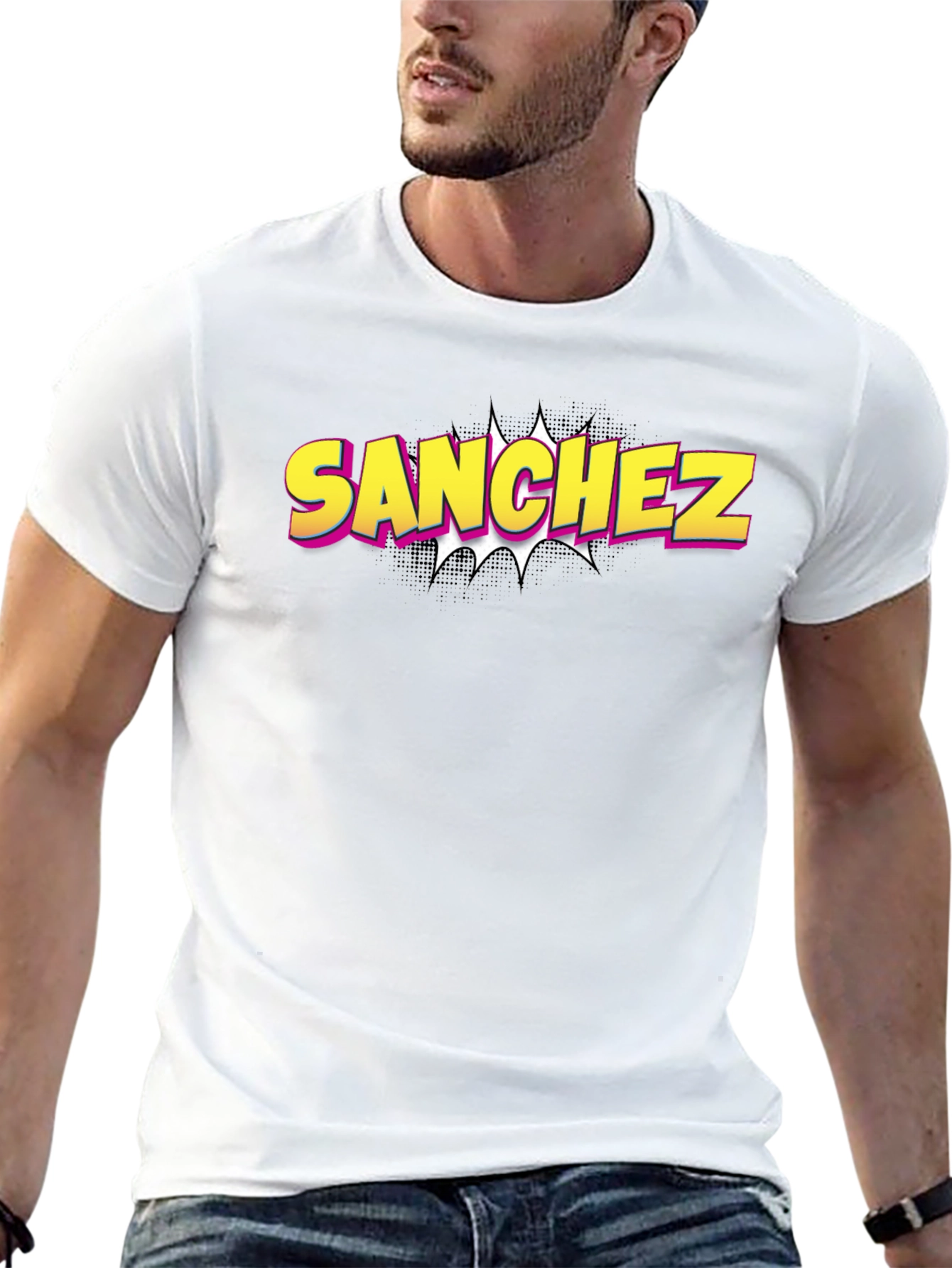 Sanchez Graphic Print T-Shirt - Mens