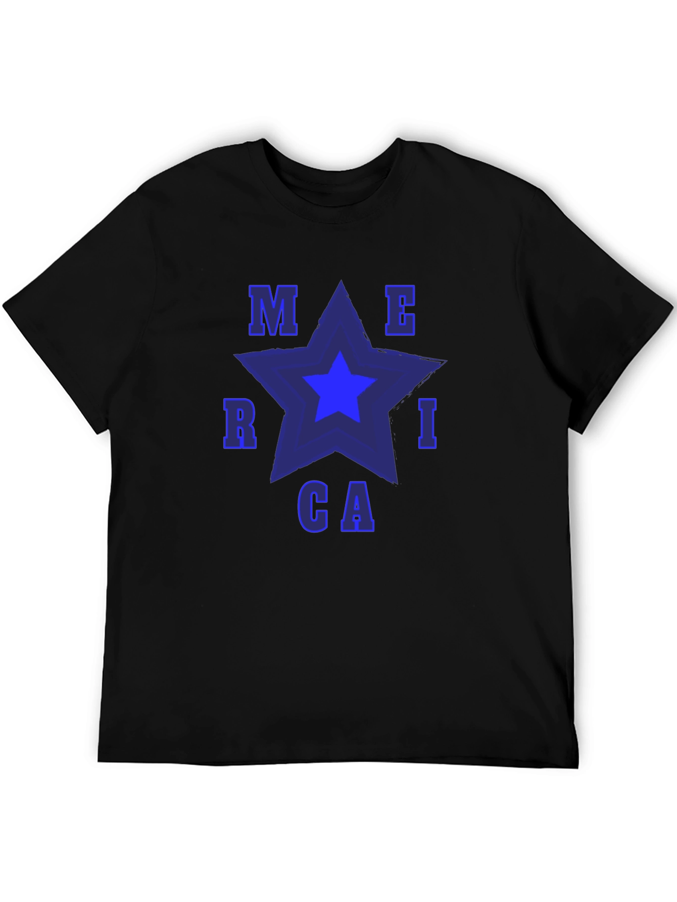 America Star Graphic Tee - Patriotic T-Shirt