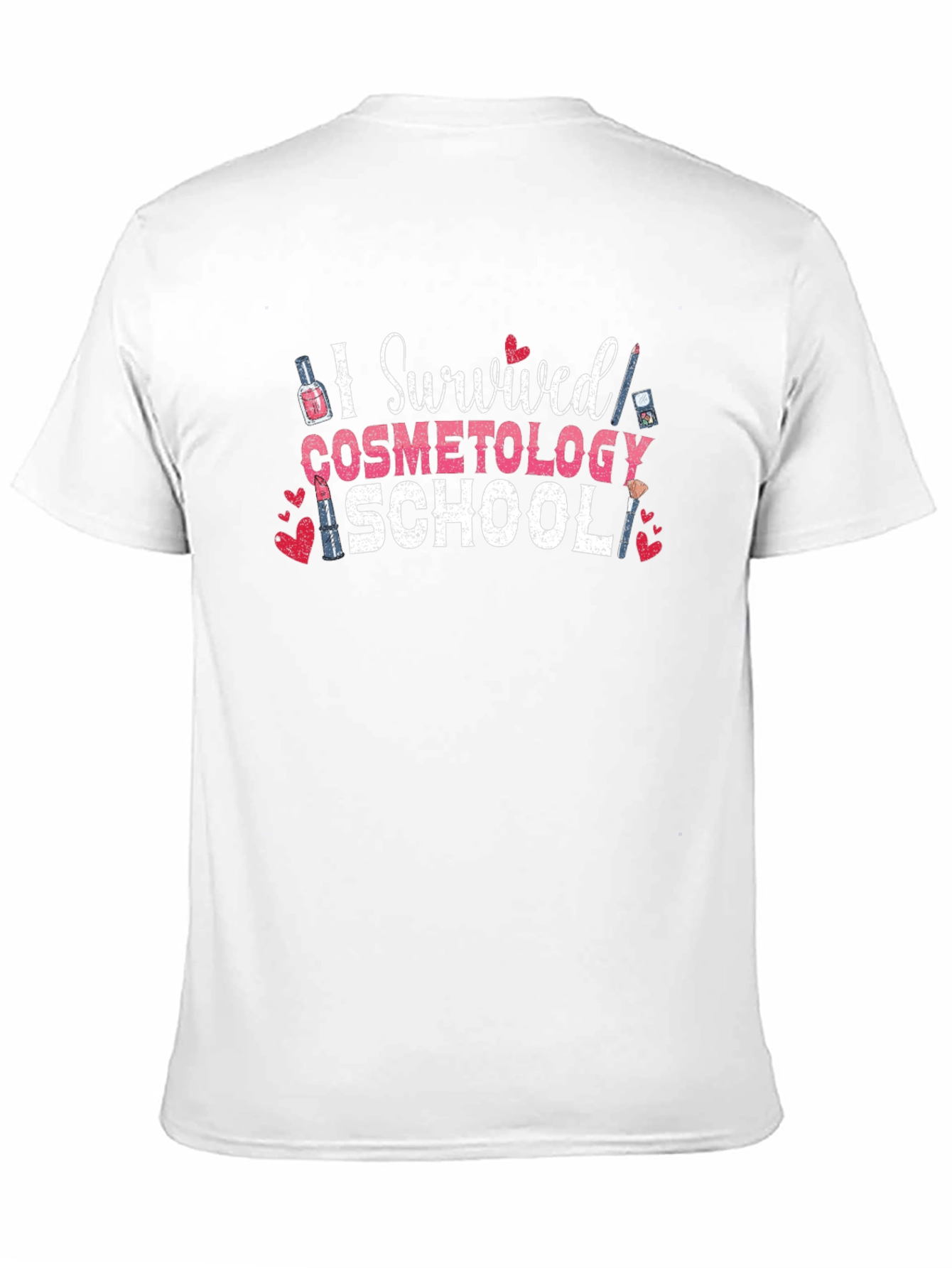 I Survived Cosmetology School Black T-Shirt