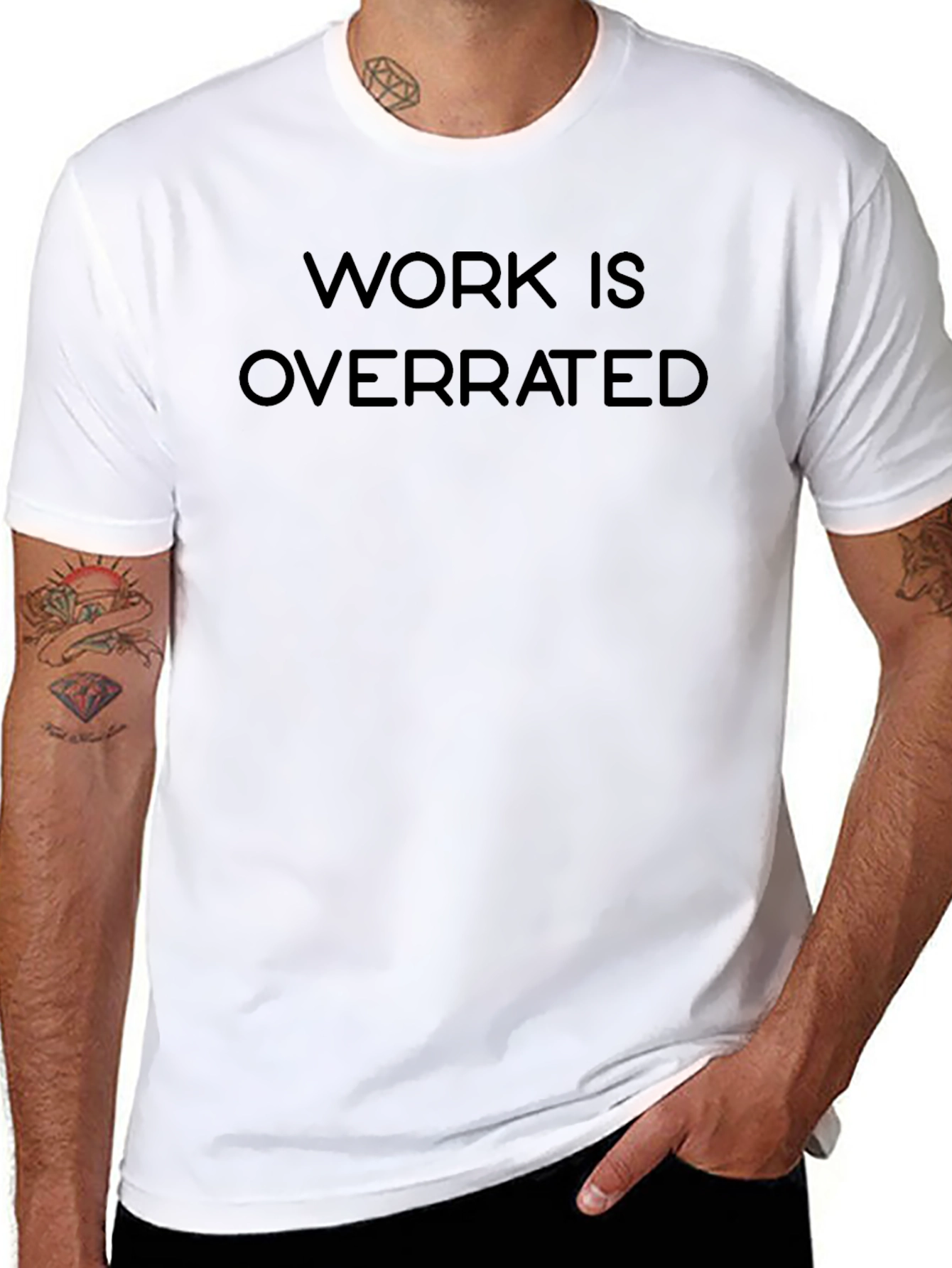 Work Is Overrated T-Shirt - Relaxed Fit