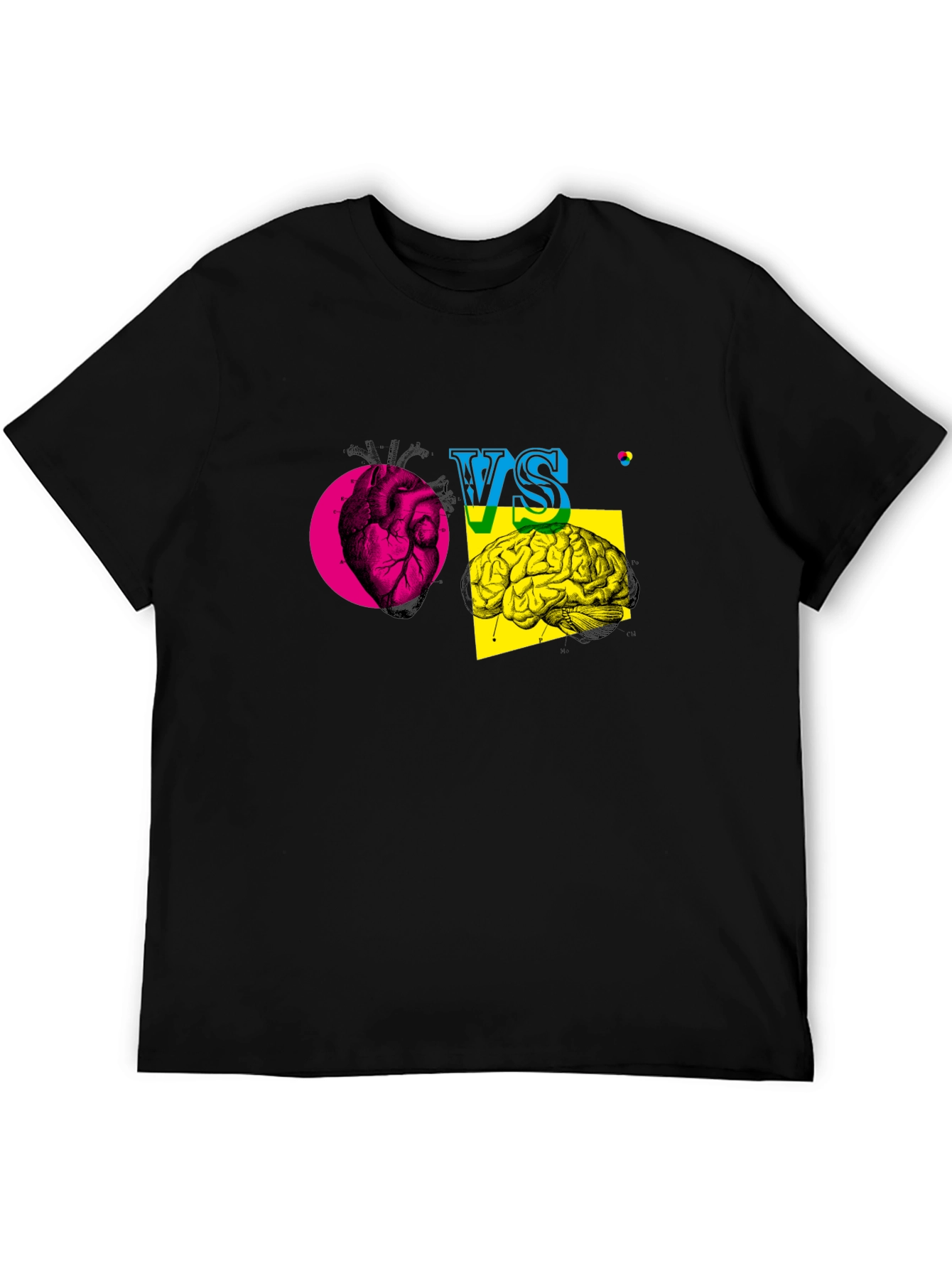 Heart vs. Brain T-Shirt - Logic vs. Emotion Tee