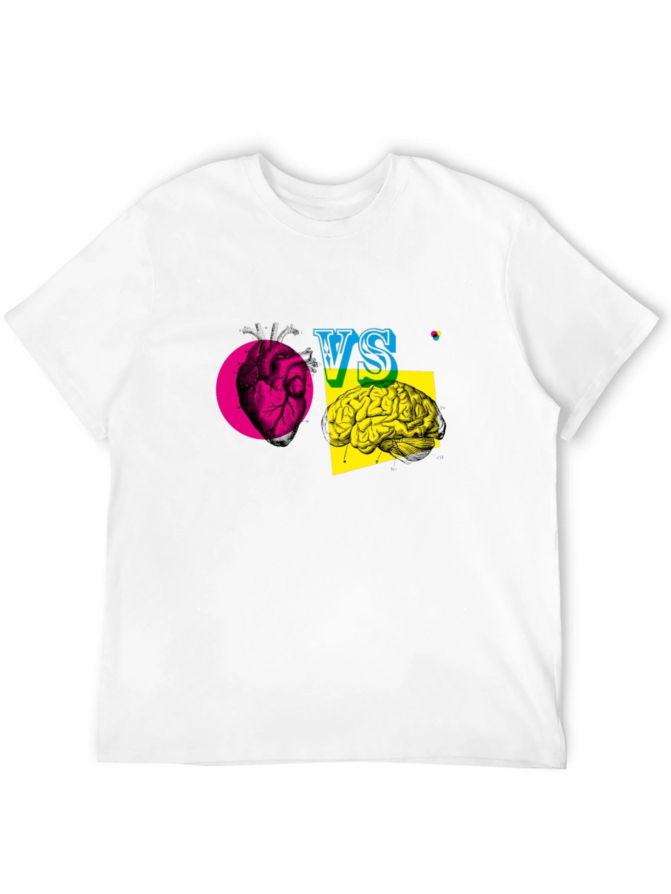 Heart vs. Brain T-Shirt - Logic vs. Emotion Tee