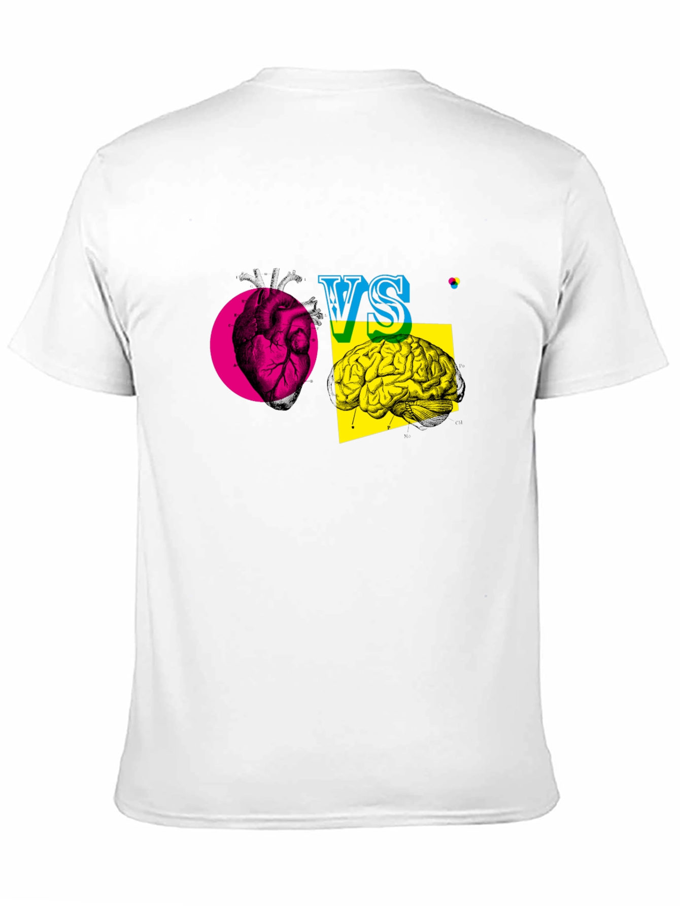 Heart vs. Brain T-Shirt - Logic vs. Emotion Tee