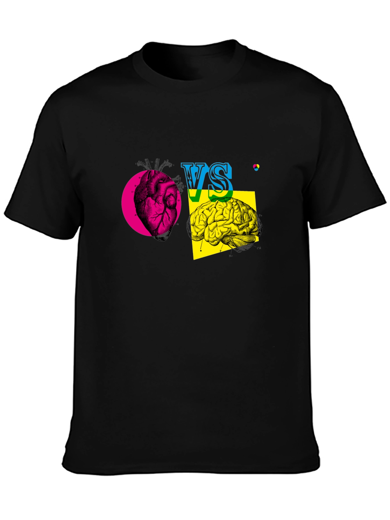 Heart vs. Brain T-Shirt - Logic vs. Emotion Tee