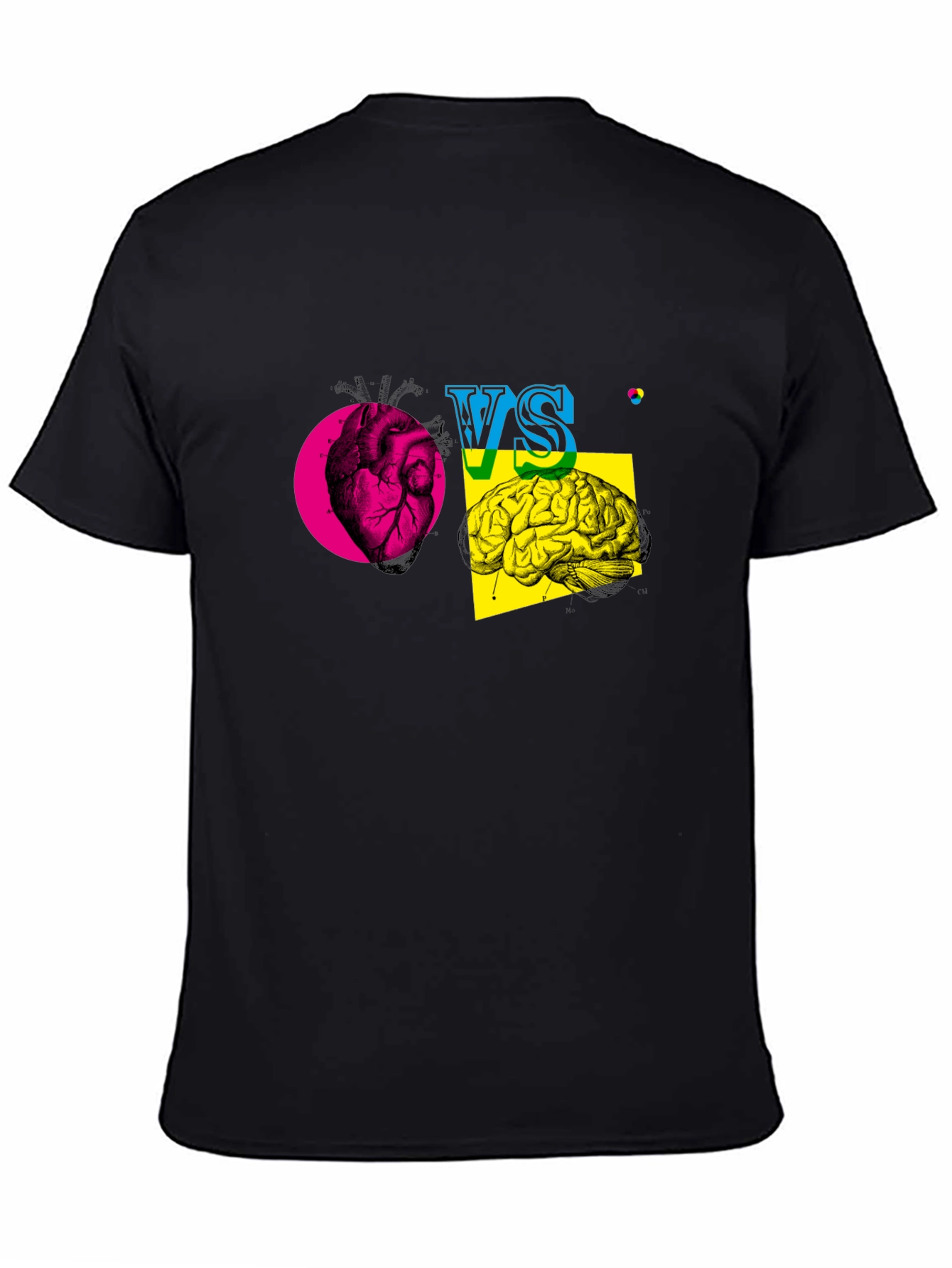 Heart vs. Brain T-Shirt - Logic vs. Emotion Tee