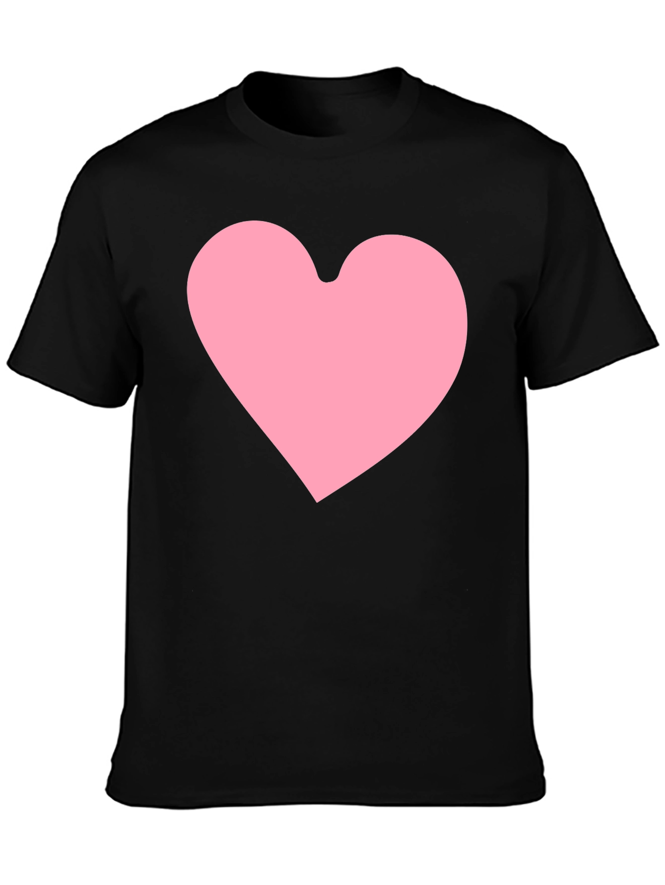 Heart Graphic Black T-Shirt
