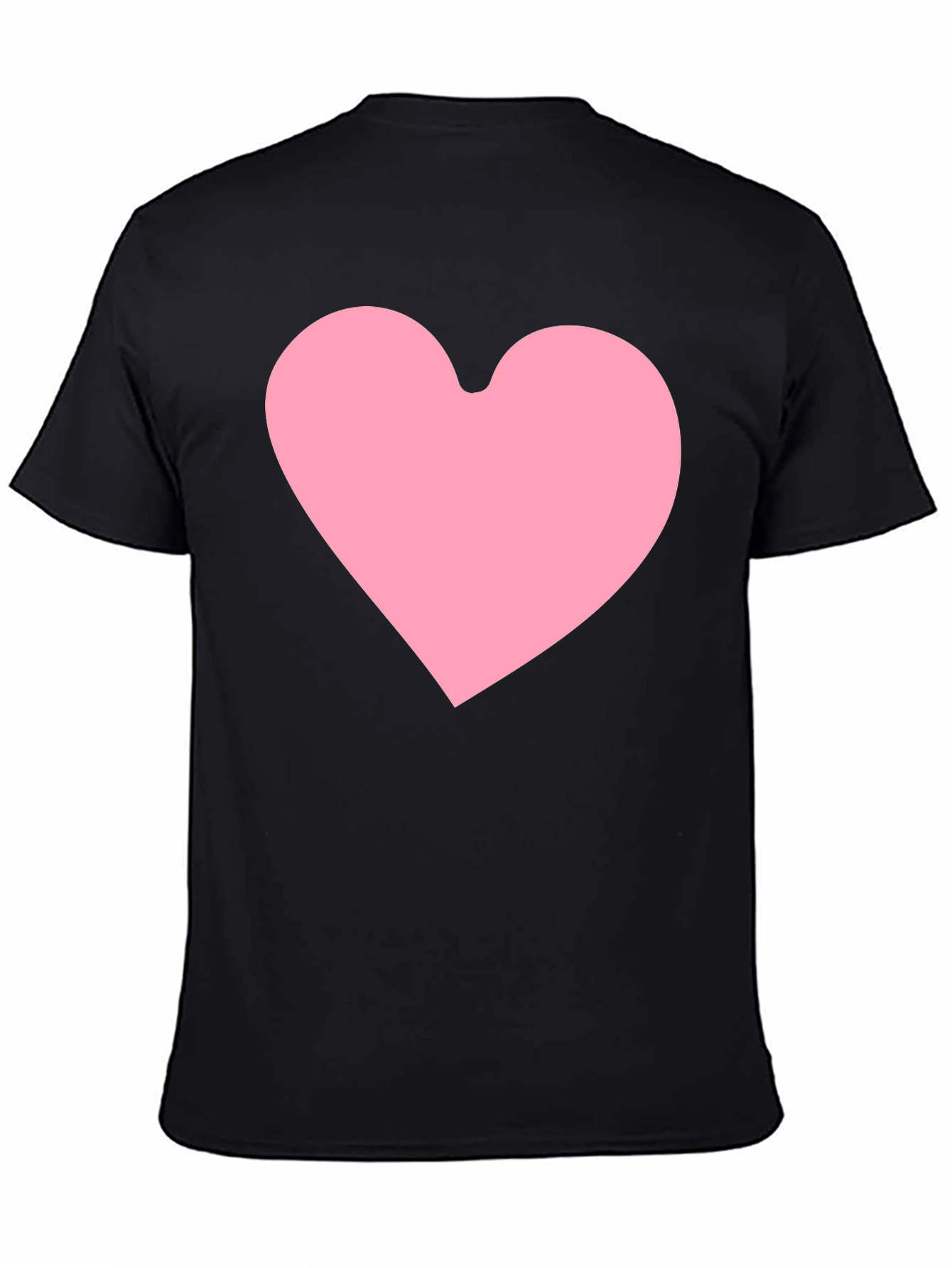 Heart Graphic Black T-Shirt