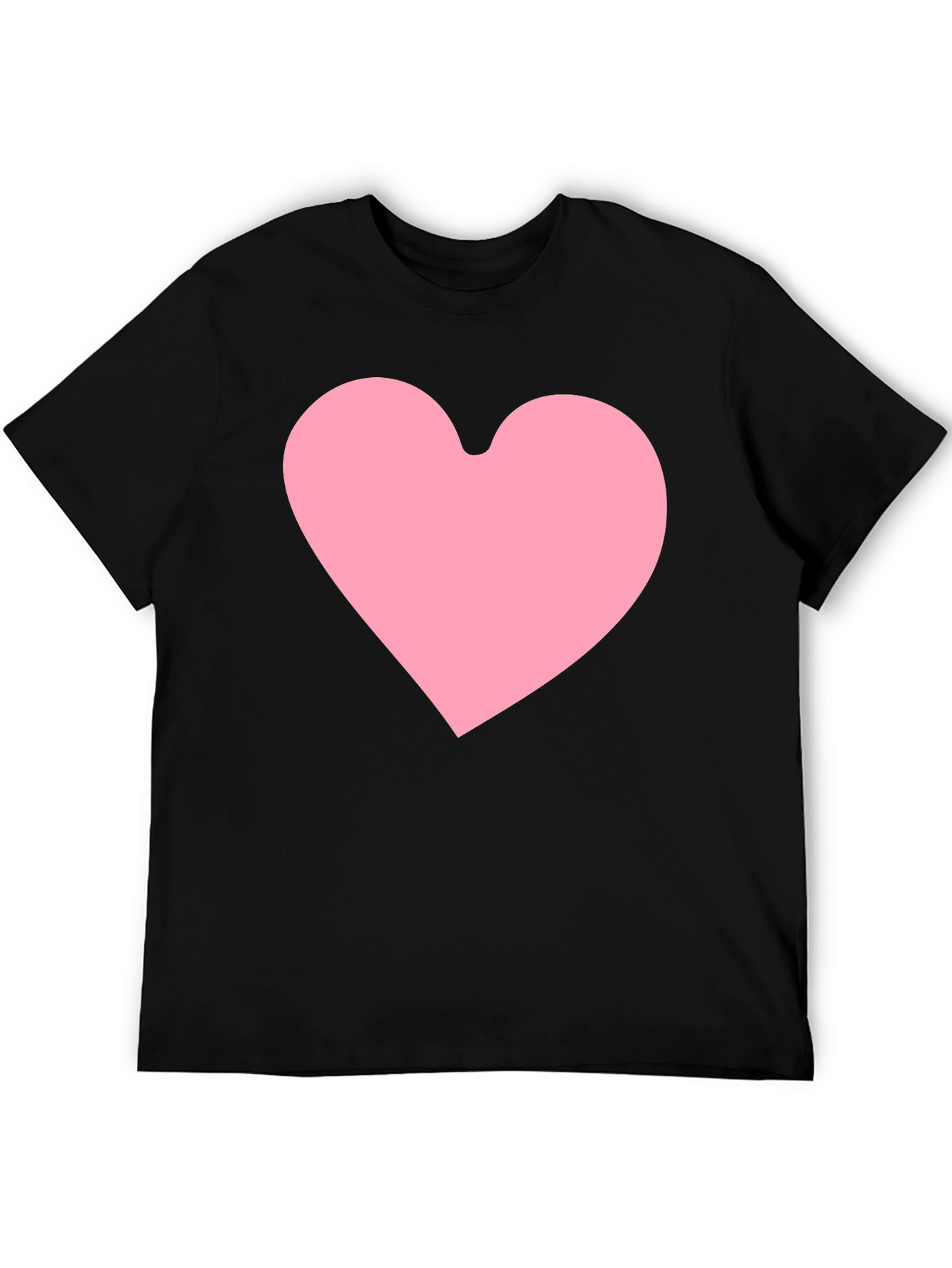 Heart Graphic Black T-Shirt