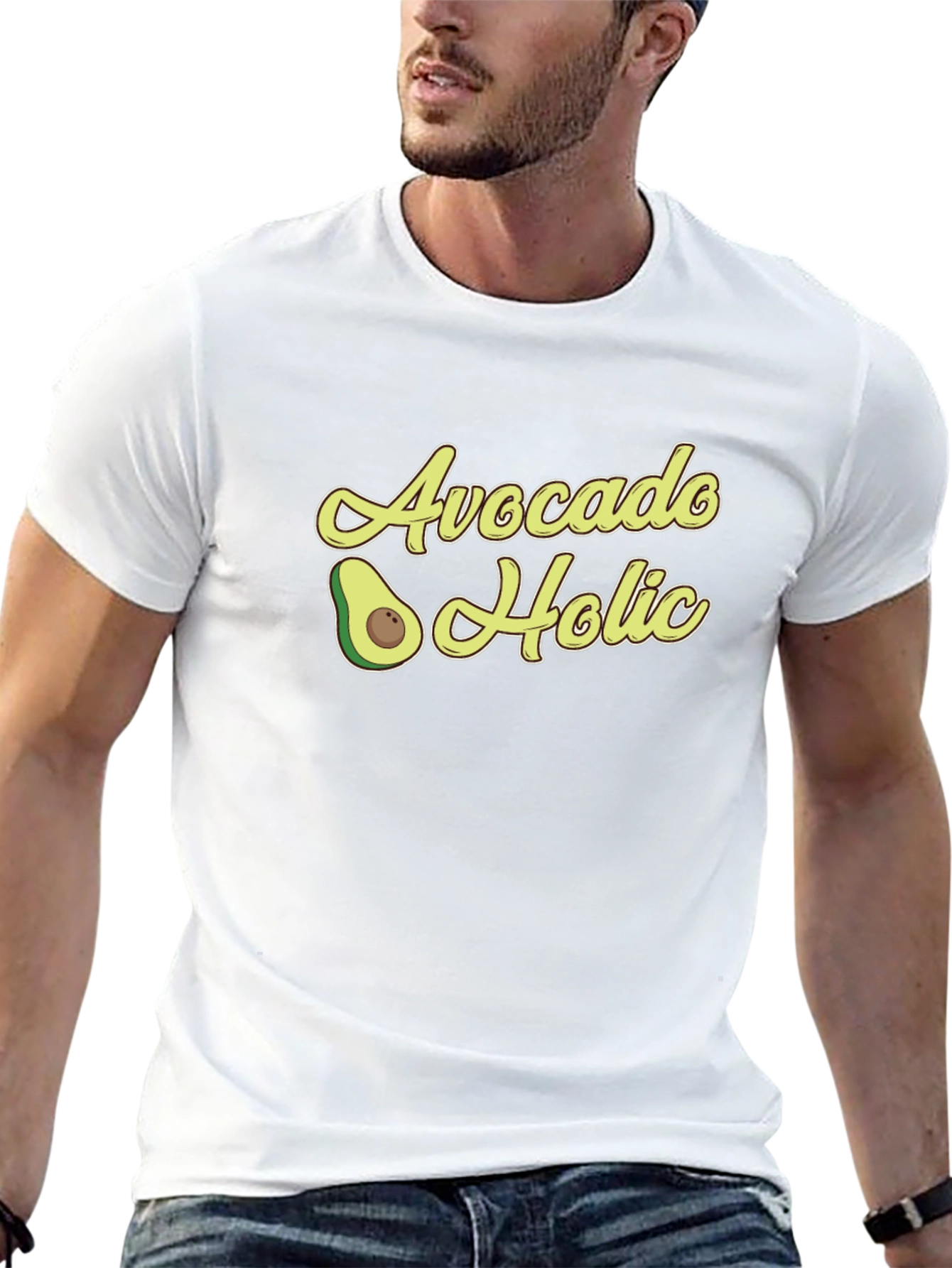 Avocado Holic T-Shirt - Trendy Graphic Tee