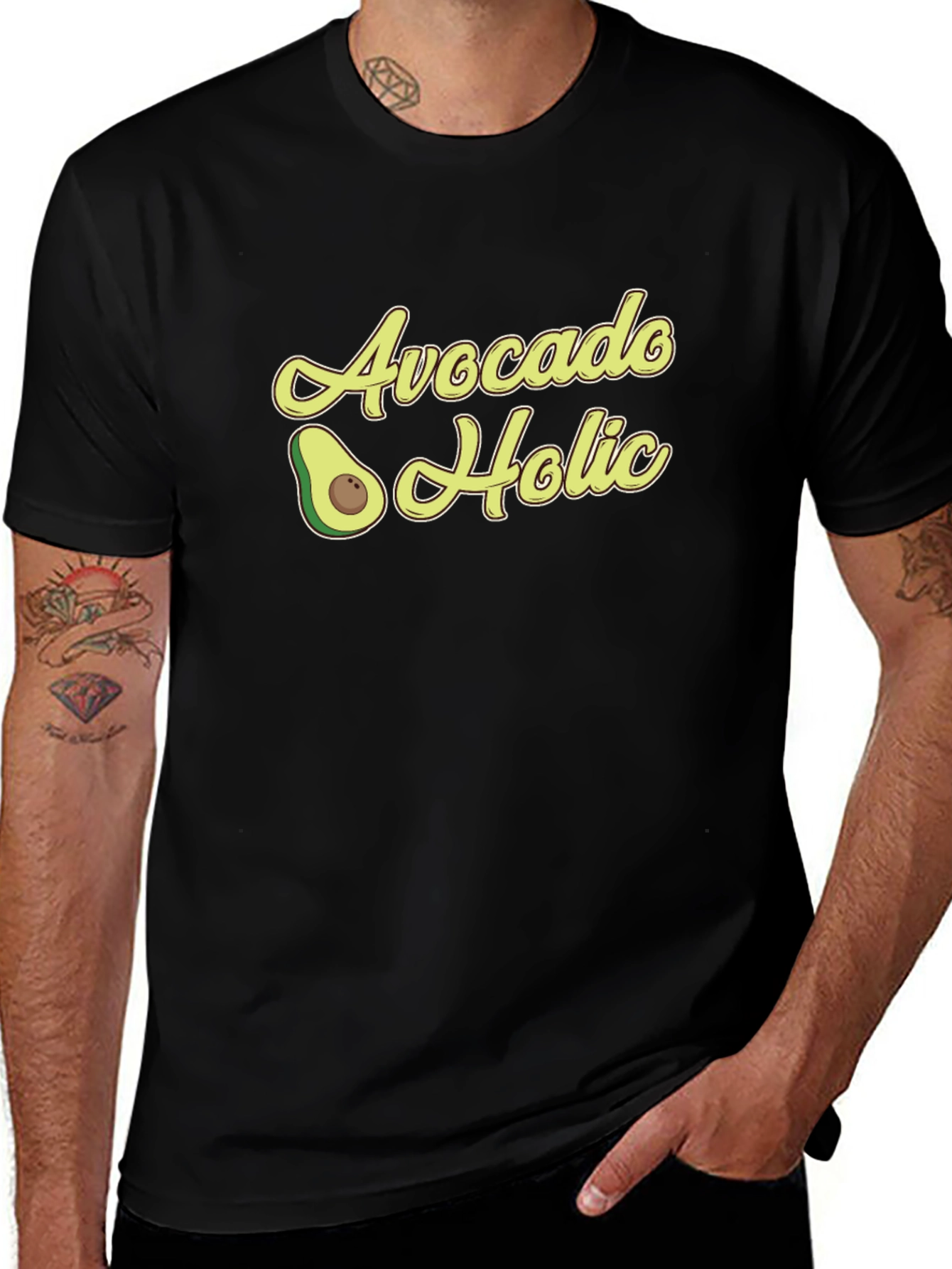 Avocado Holic T-Shirt - Trendy Graphic Tee