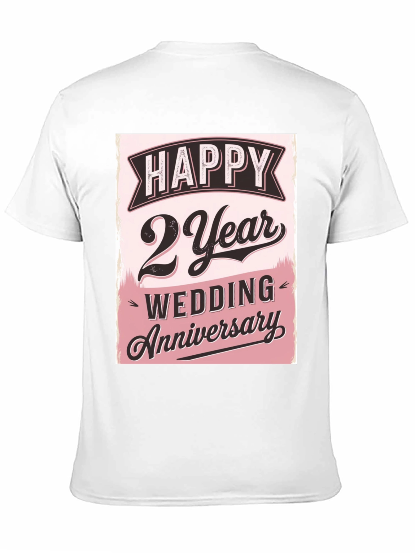 Happy 2 Year Wedding Anniversary T-Shirt