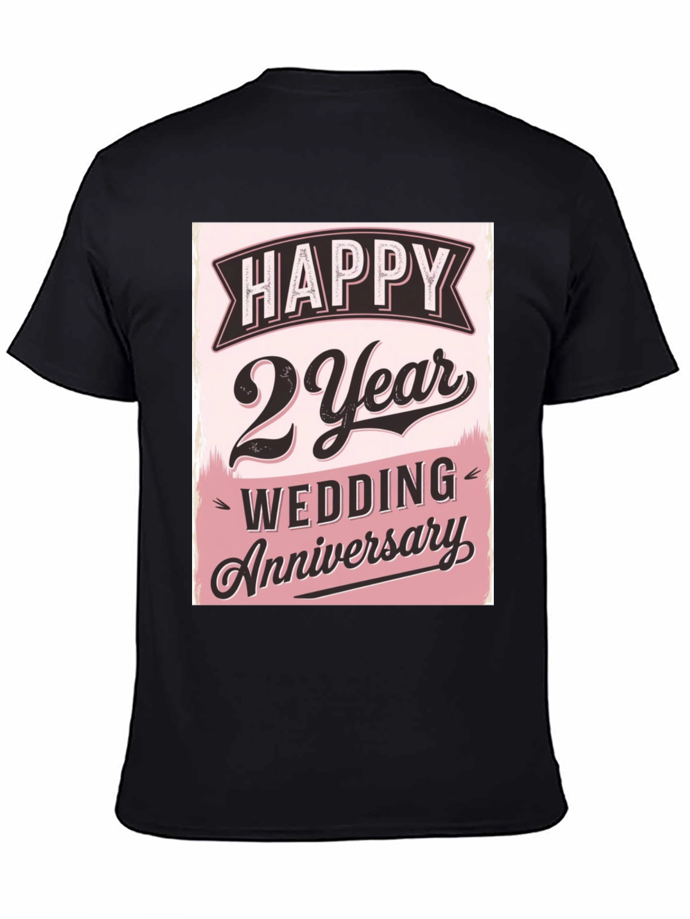 Happy 2 Year Wedding Anniversary T-Shirt