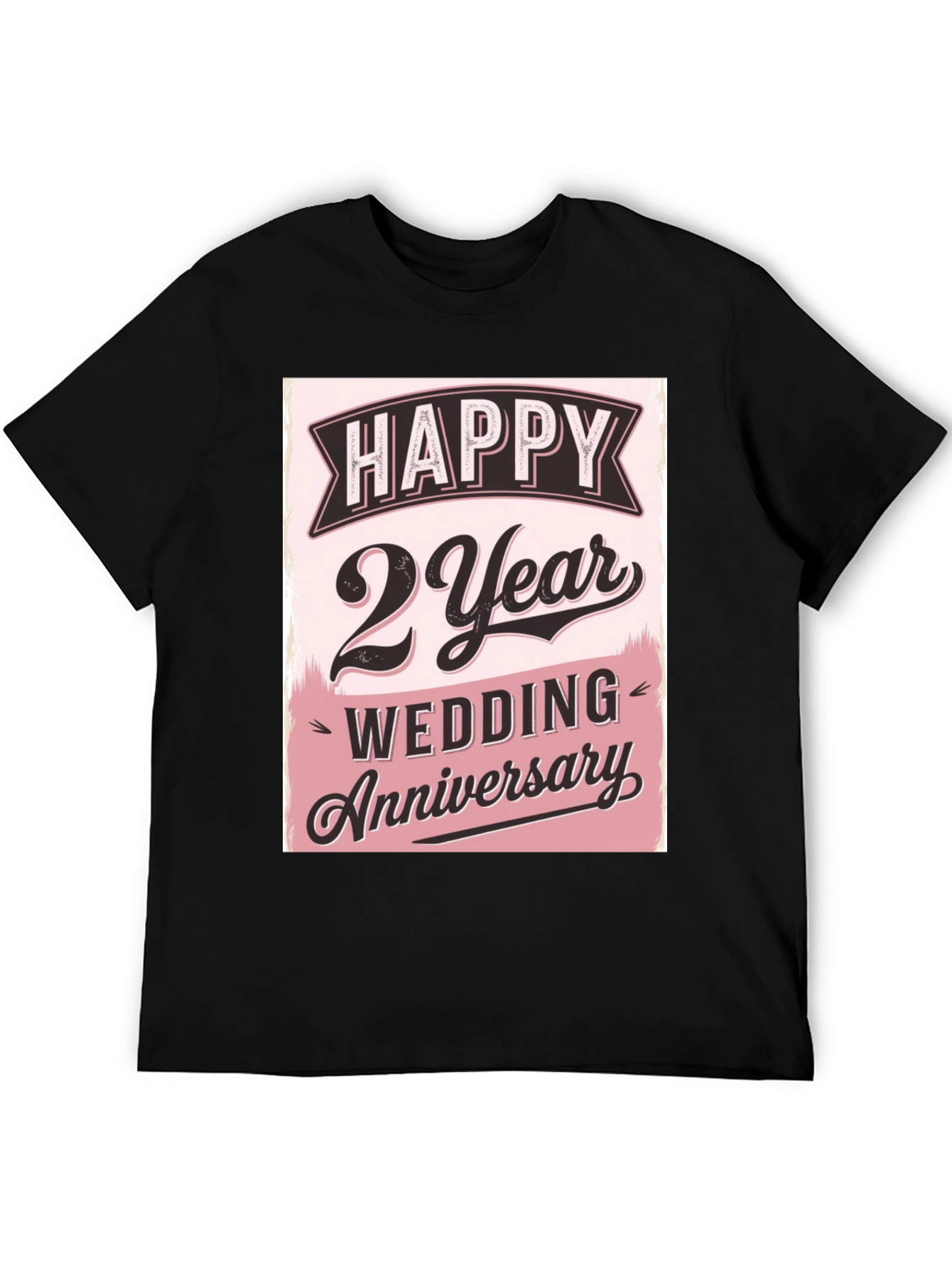 Happy 2 Year Wedding Anniversary T-Shirt
