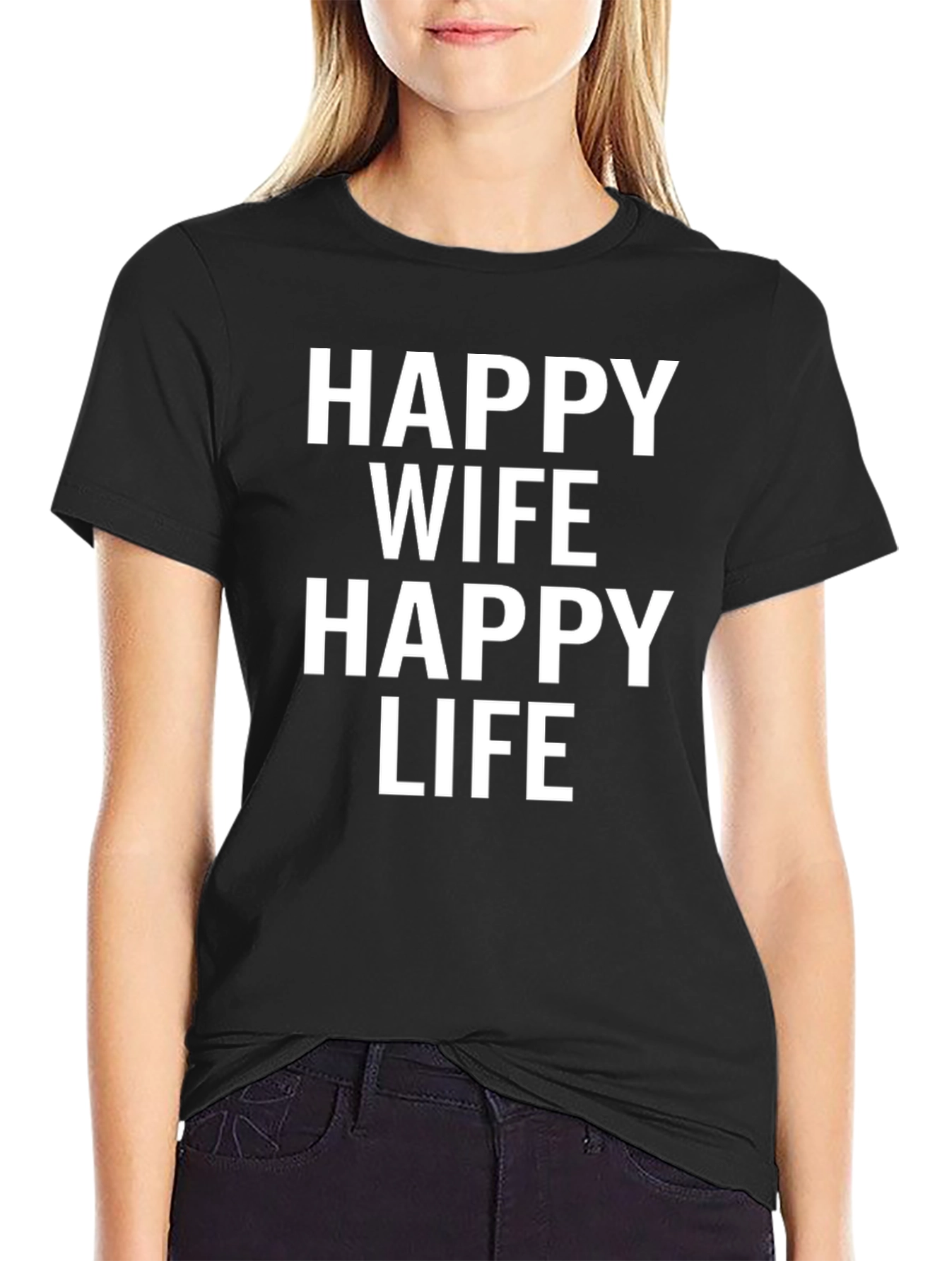 Happy Wife Happy Life Graphic Tee