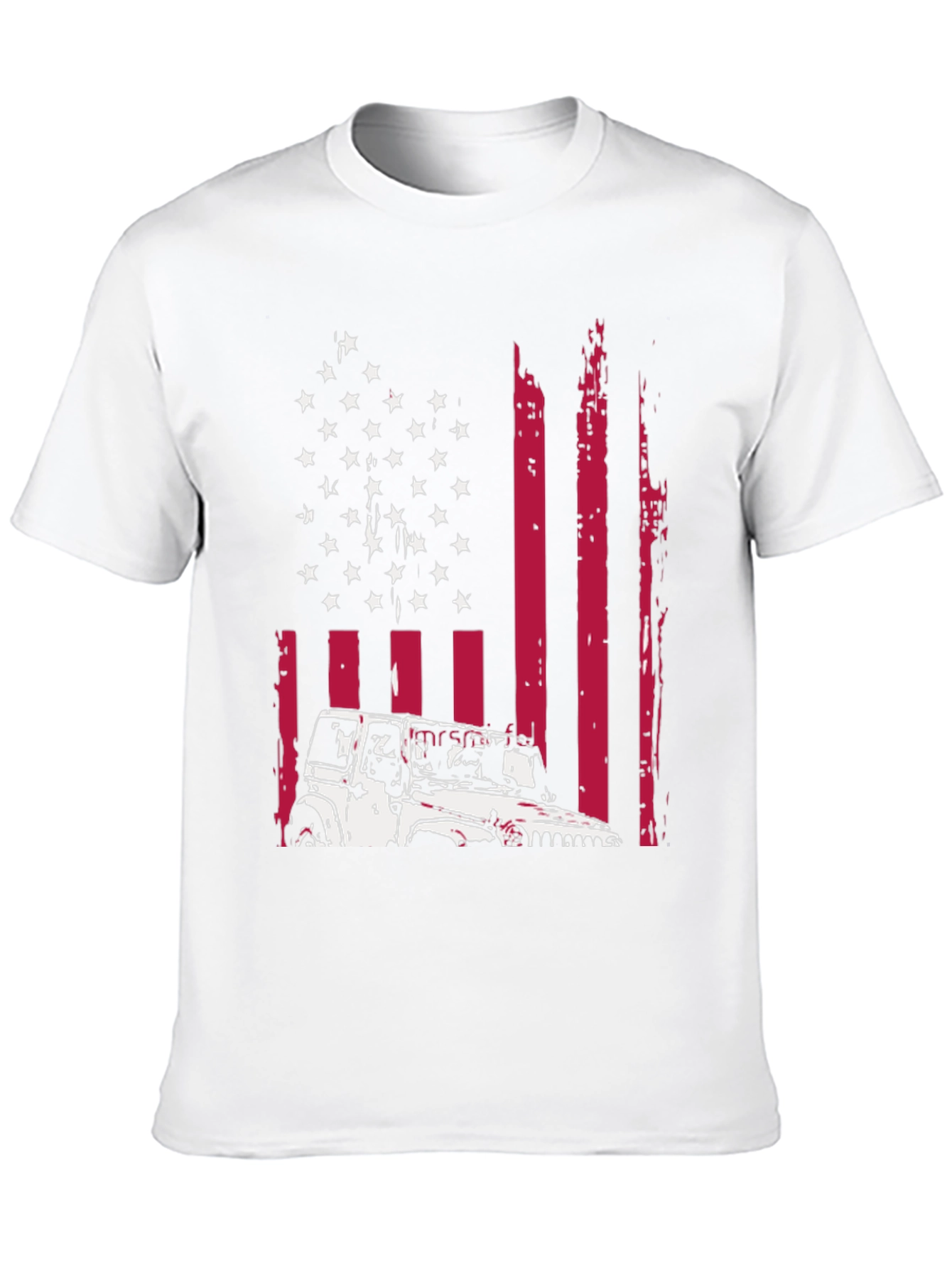 American Flag Jeep T-Shirt