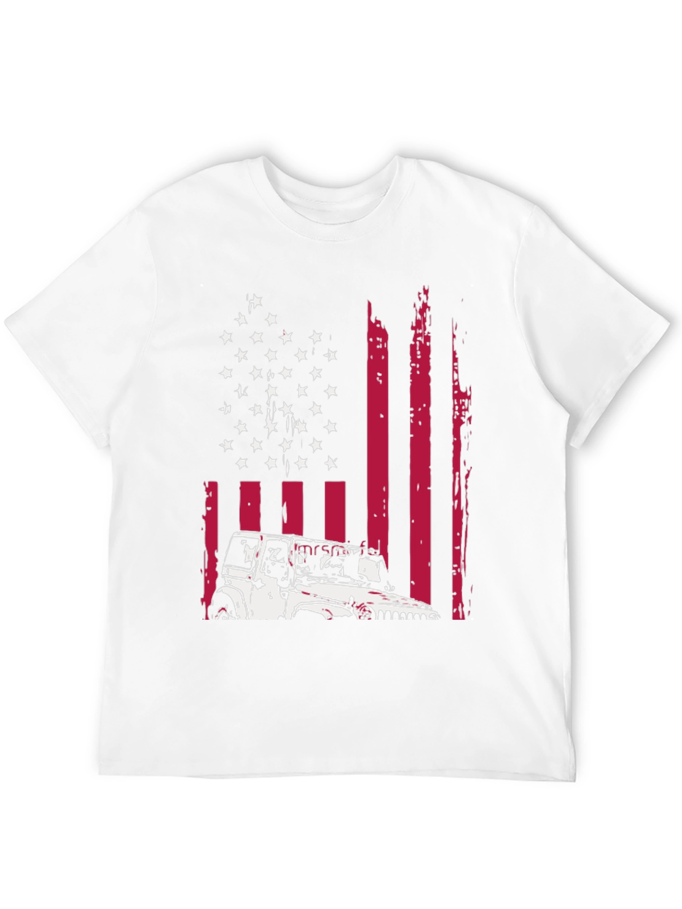 American Flag Jeep T-Shirt