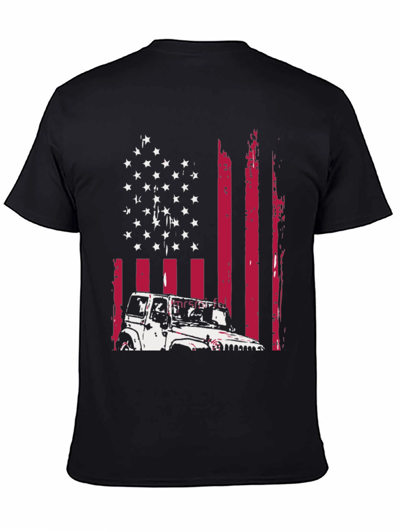 American Flag Jeep T-Shirt