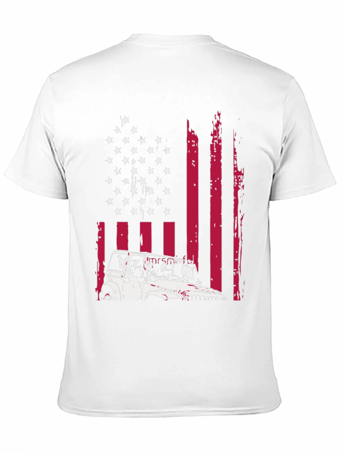 American Flag Jeep T-Shirt