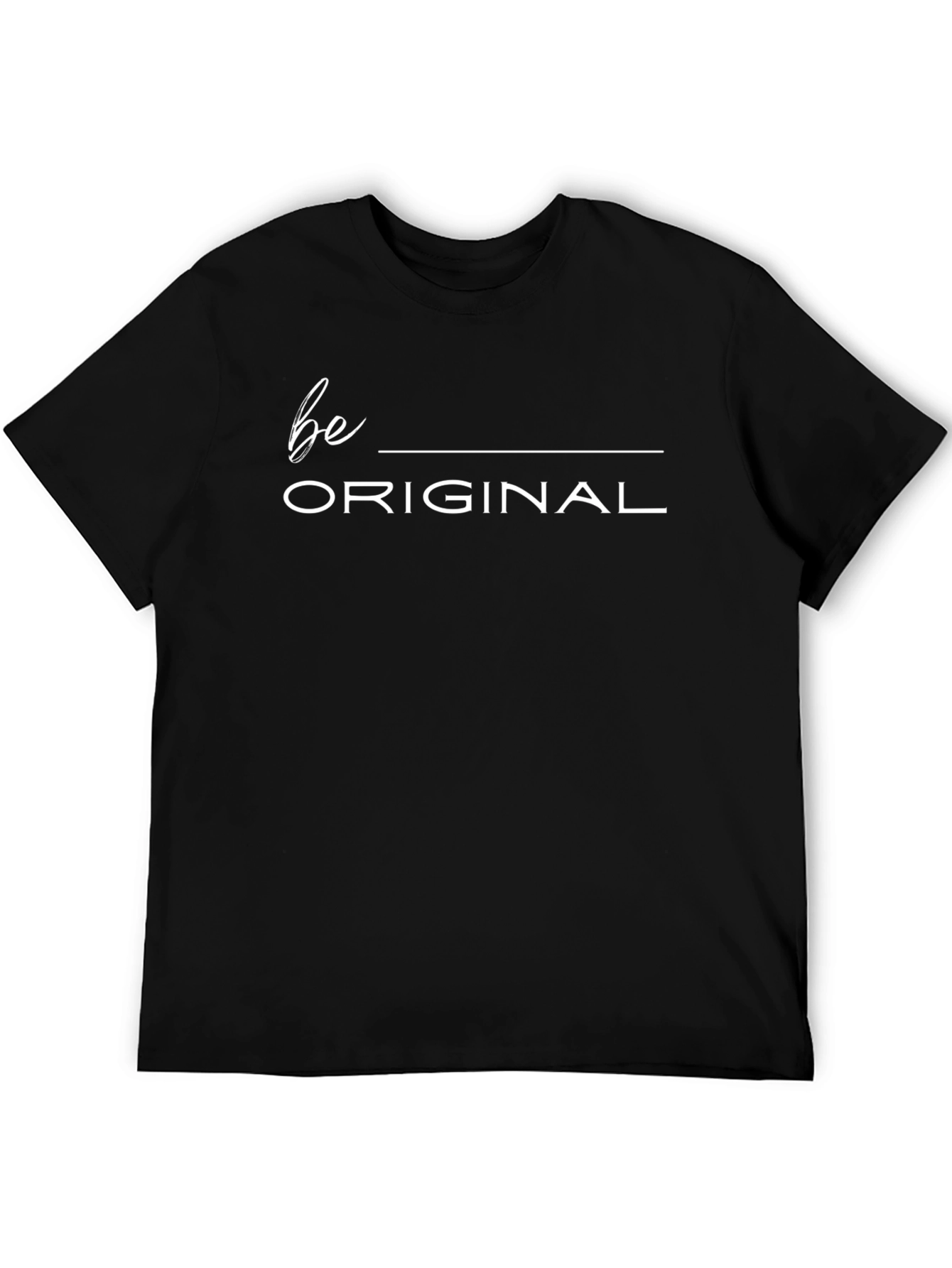 Be Original Black T-Shirt
