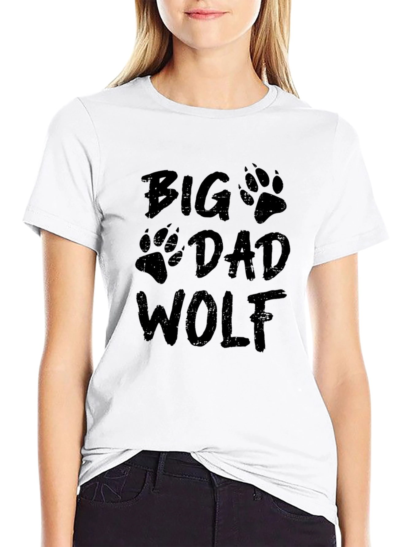 Big Dad Wolf Graphic Tee - Black