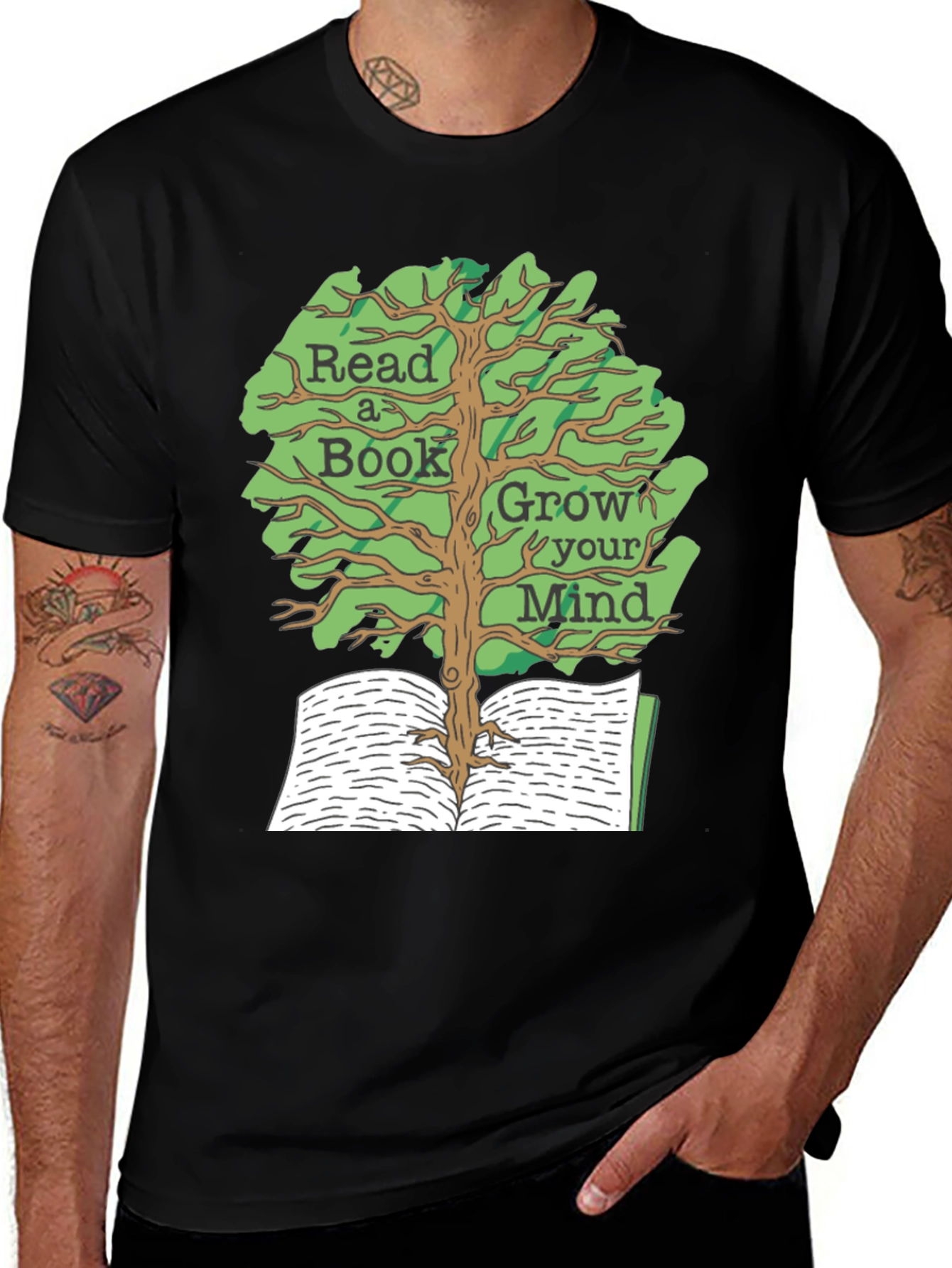 Read A Book Grow Your Mind T-Shirt
