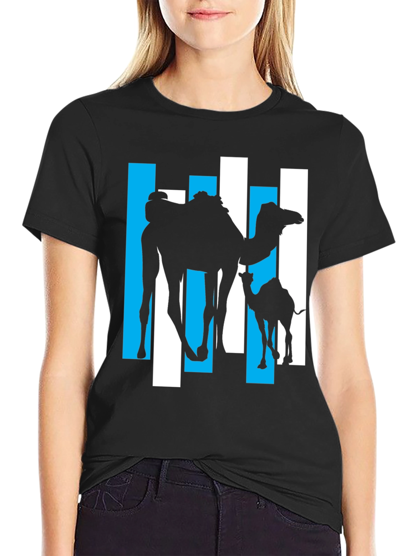 Camel Silhouette T-Shirt - Stylish Graphic Tee