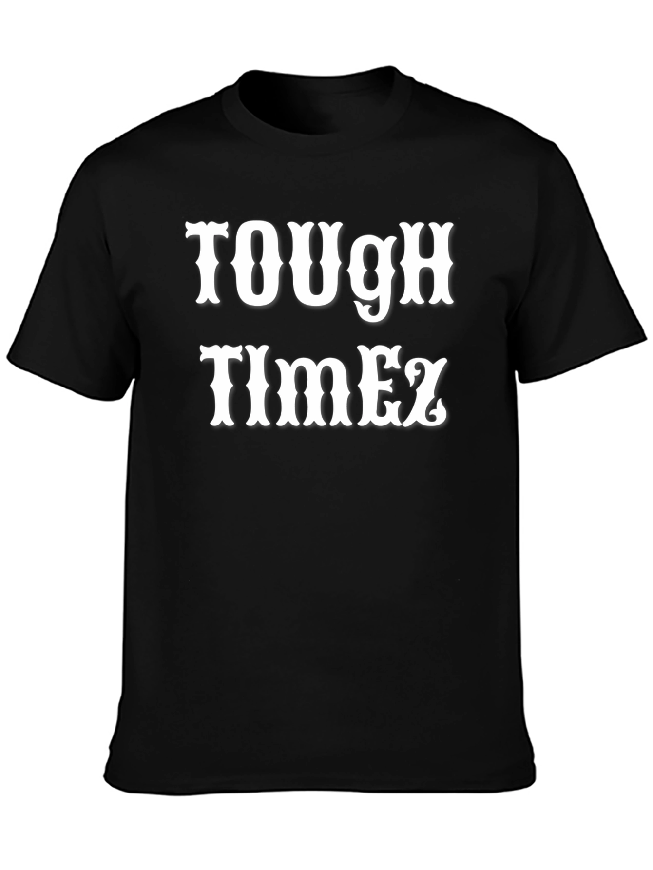 Tough Timez Black Graphic Tee - Mens