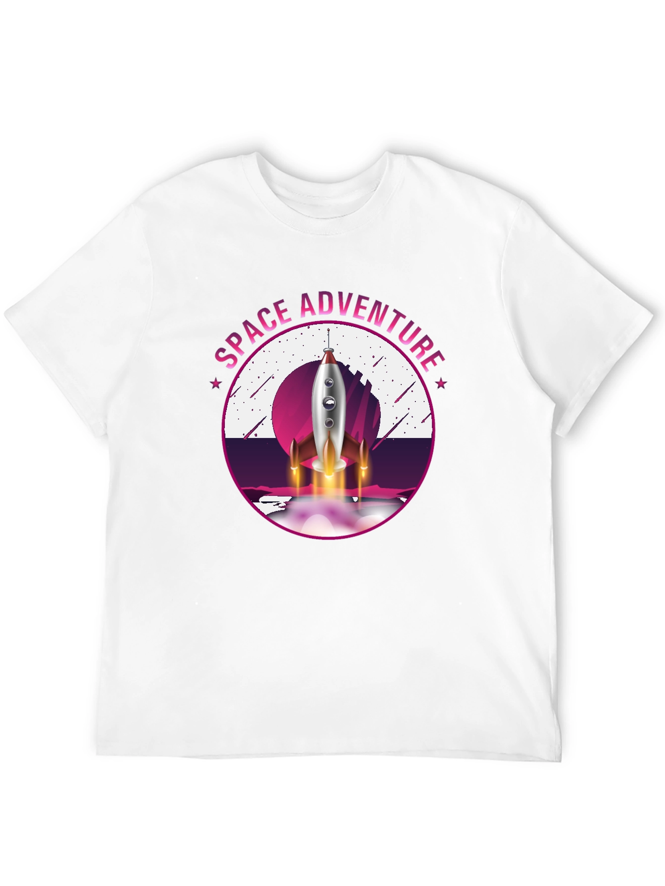 Space Adventure Graphic T-Shirt