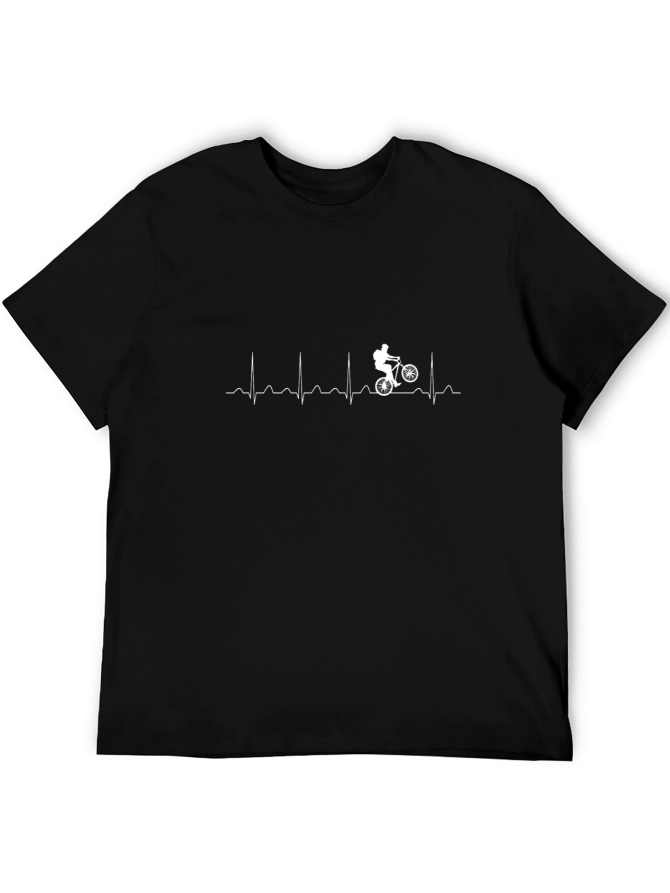 Mountain Biker Heartbeat T-Shirt
