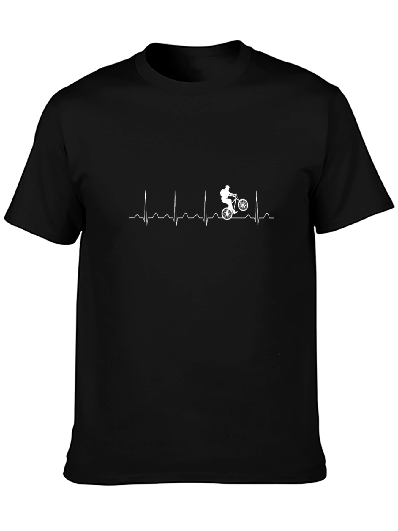 Mountain Biker Heartbeat T-Shirt