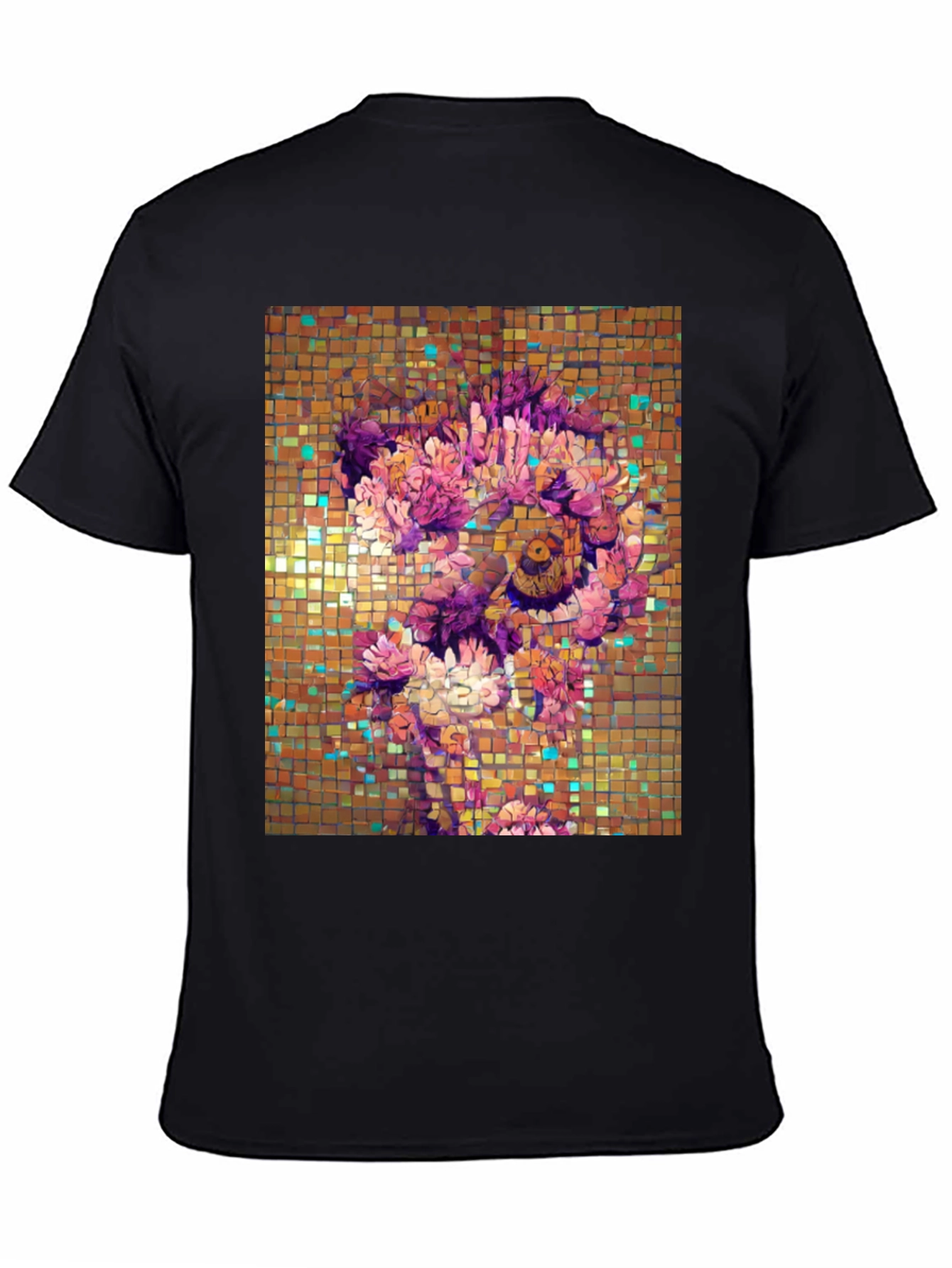 Floral Mosaic Graphic T-Shirt
