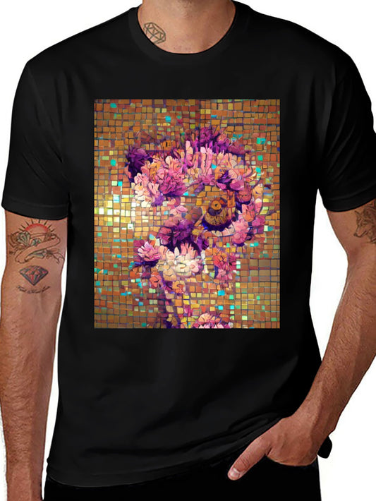 Floral Mosaic Graphic T-Shirt