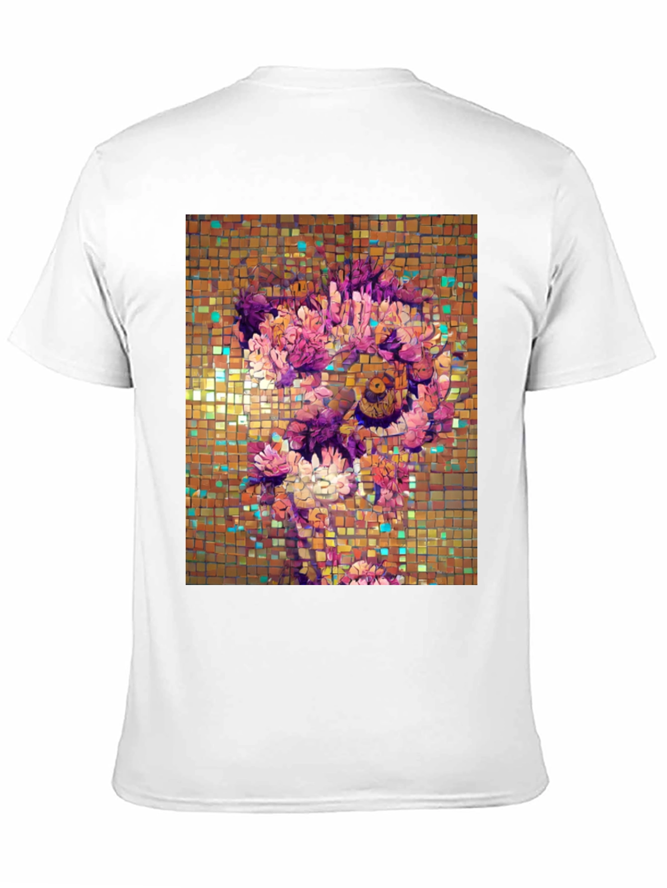 Floral Mosaic Graphic T-Shirt