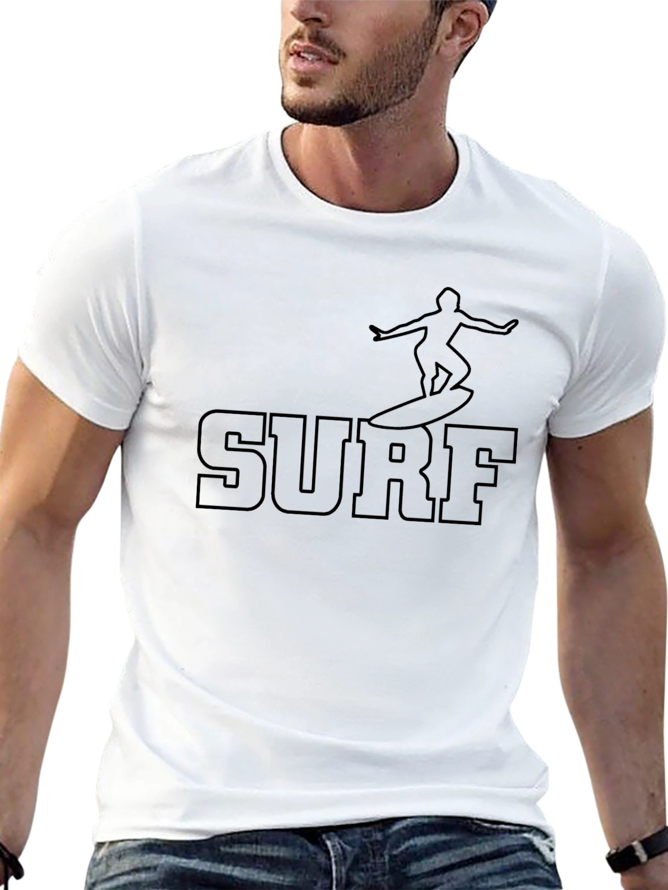 Surf Graphic Tee - Cool Summer Vibes