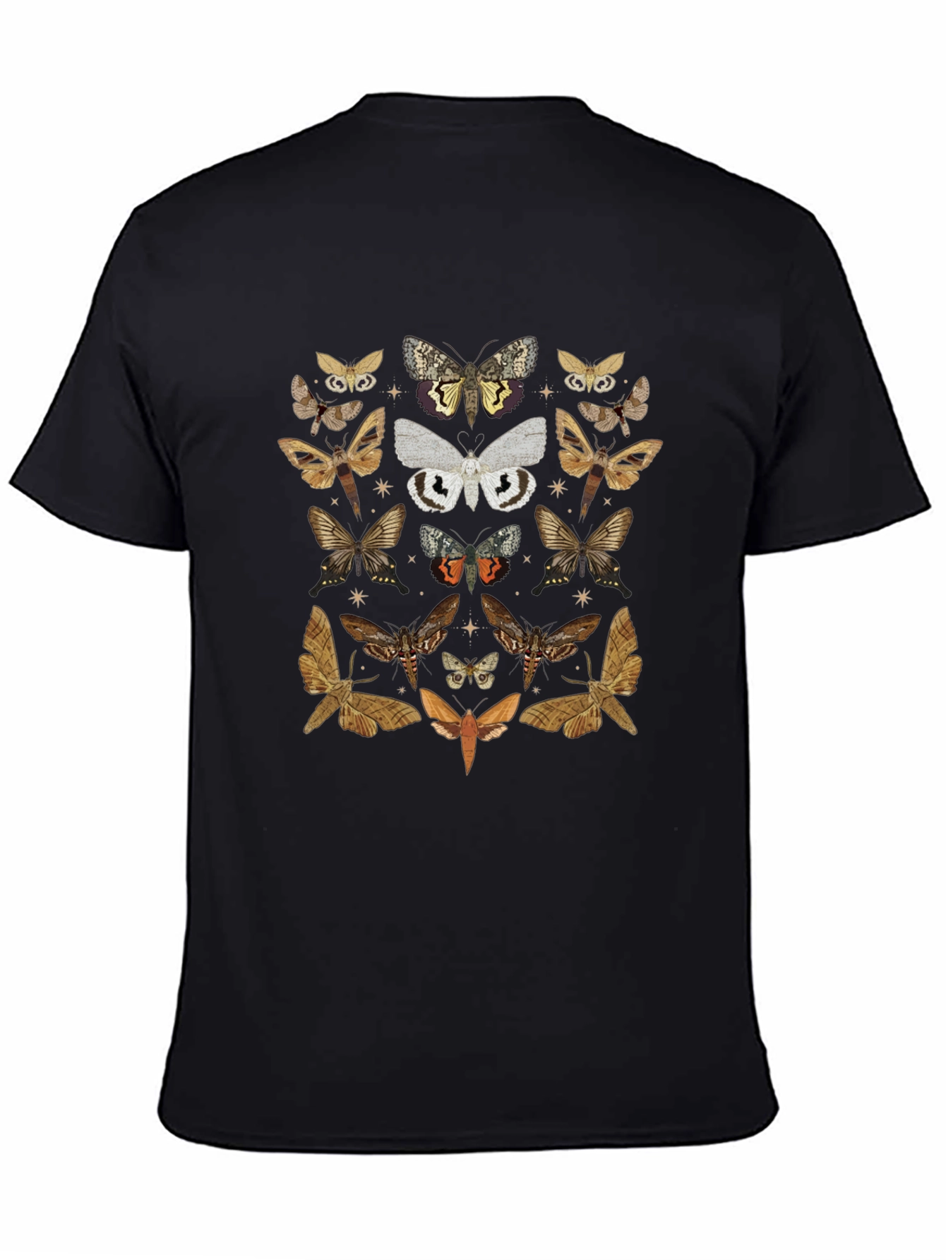 Moth Graphic Tee - Unisex Nature Shirt