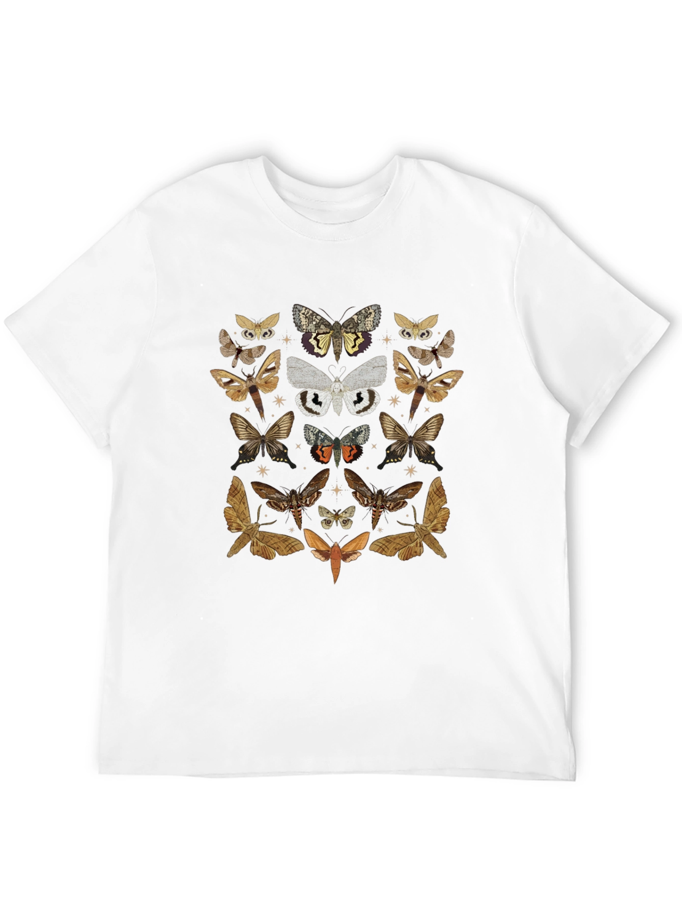 Moth Graphic Tee - Unisex Nature Shirt