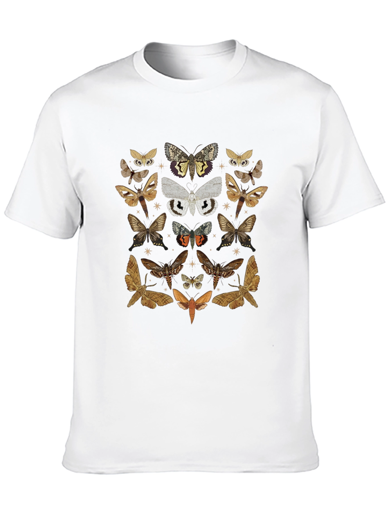 Moth Graphic Tee - Unisex Nature Shirt