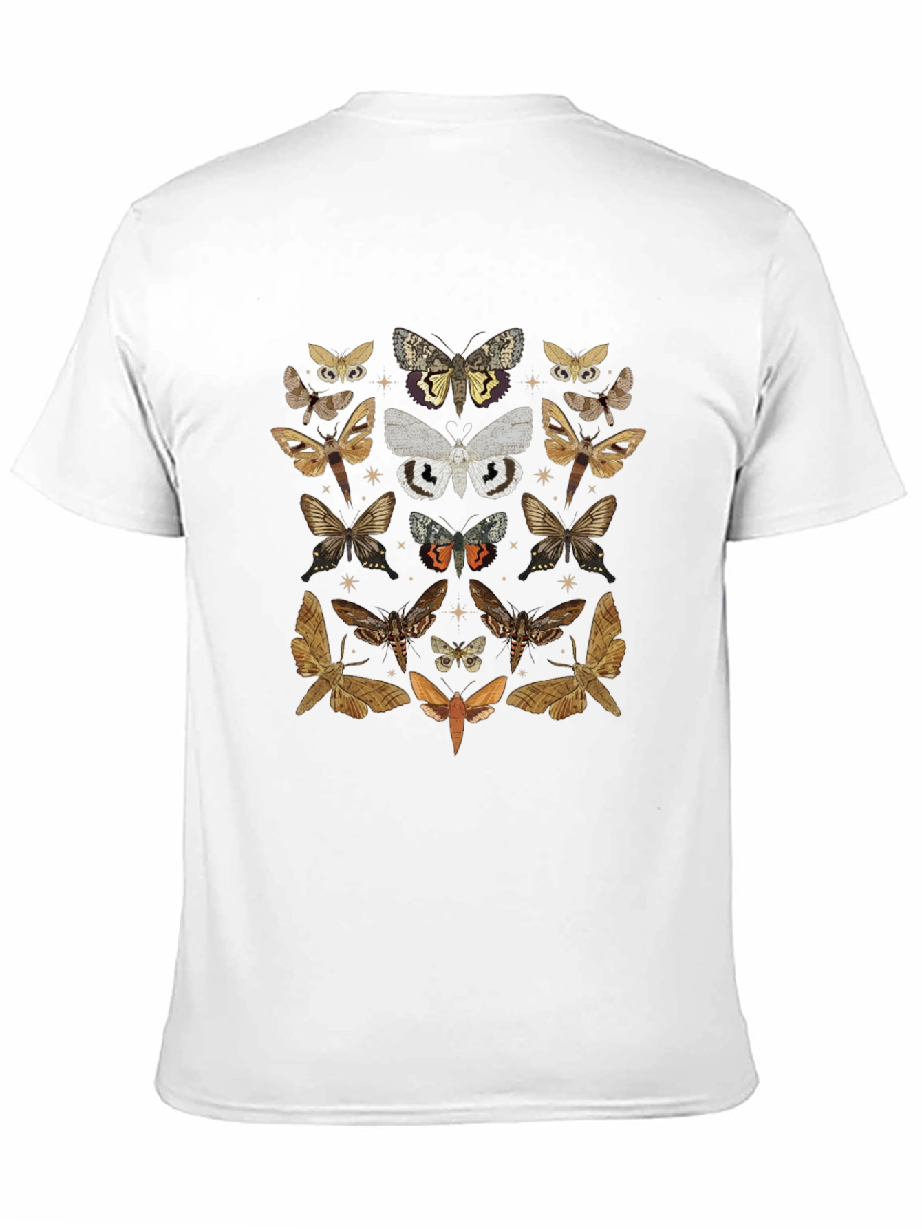 Moth Graphic Tee - Unisex Nature Shirt