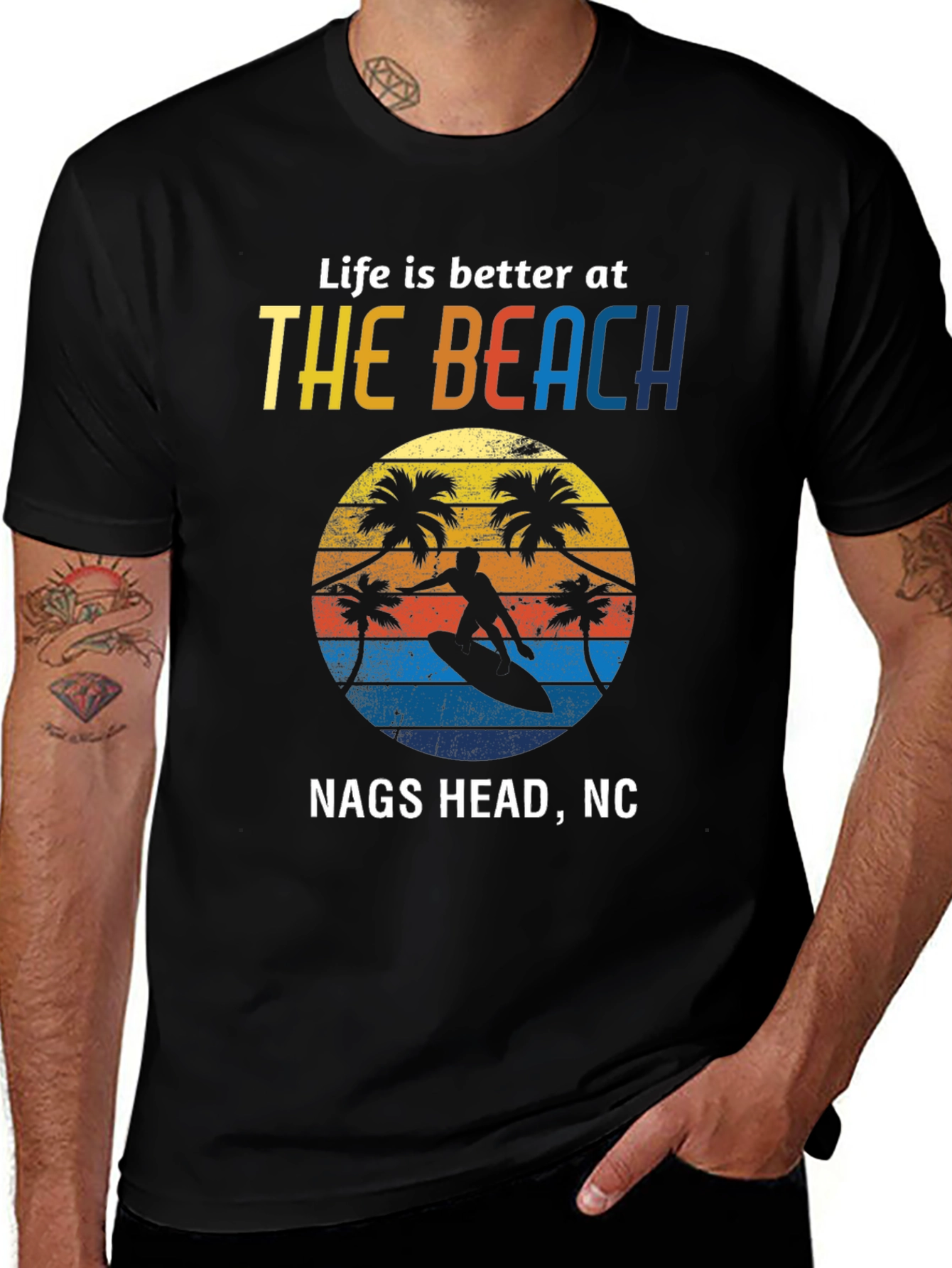 Nags Head NC Beach Life T-Shirt