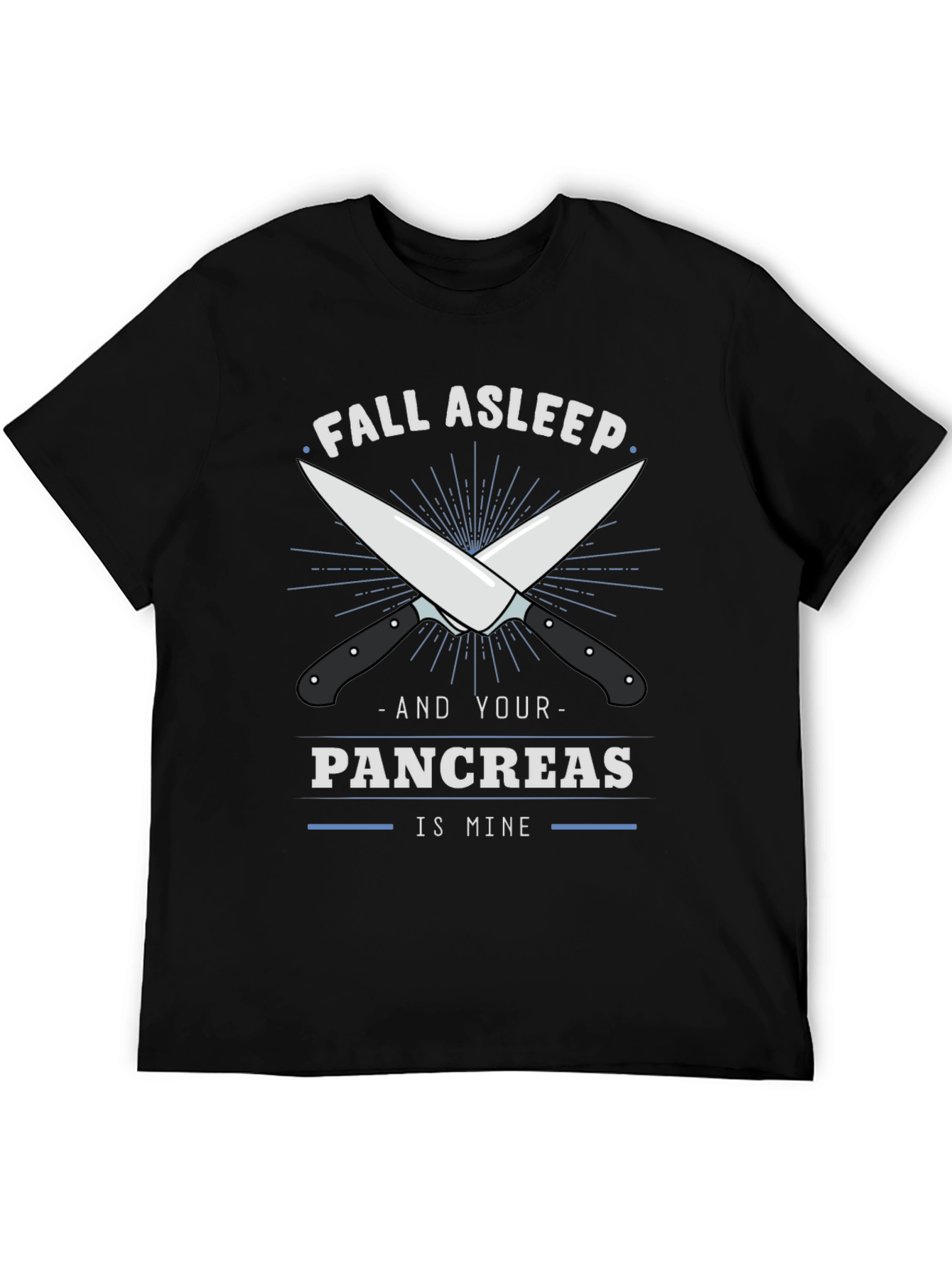 Fall Asleep Pancreas T-Shirt - Funny Anatomical Humor