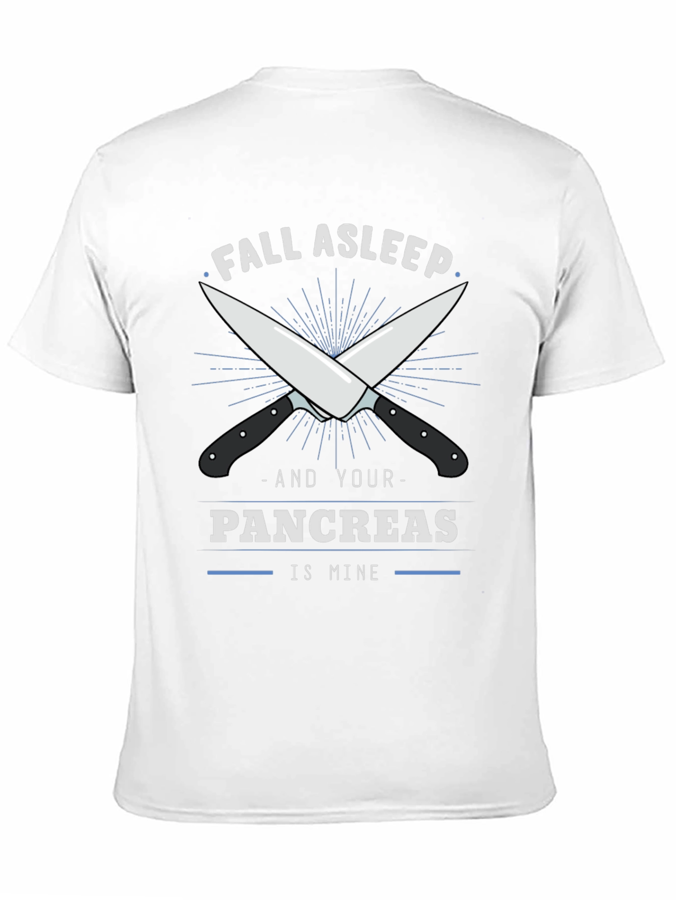 Fall Asleep Pancreas T-Shirt - Funny Anatomical Humor