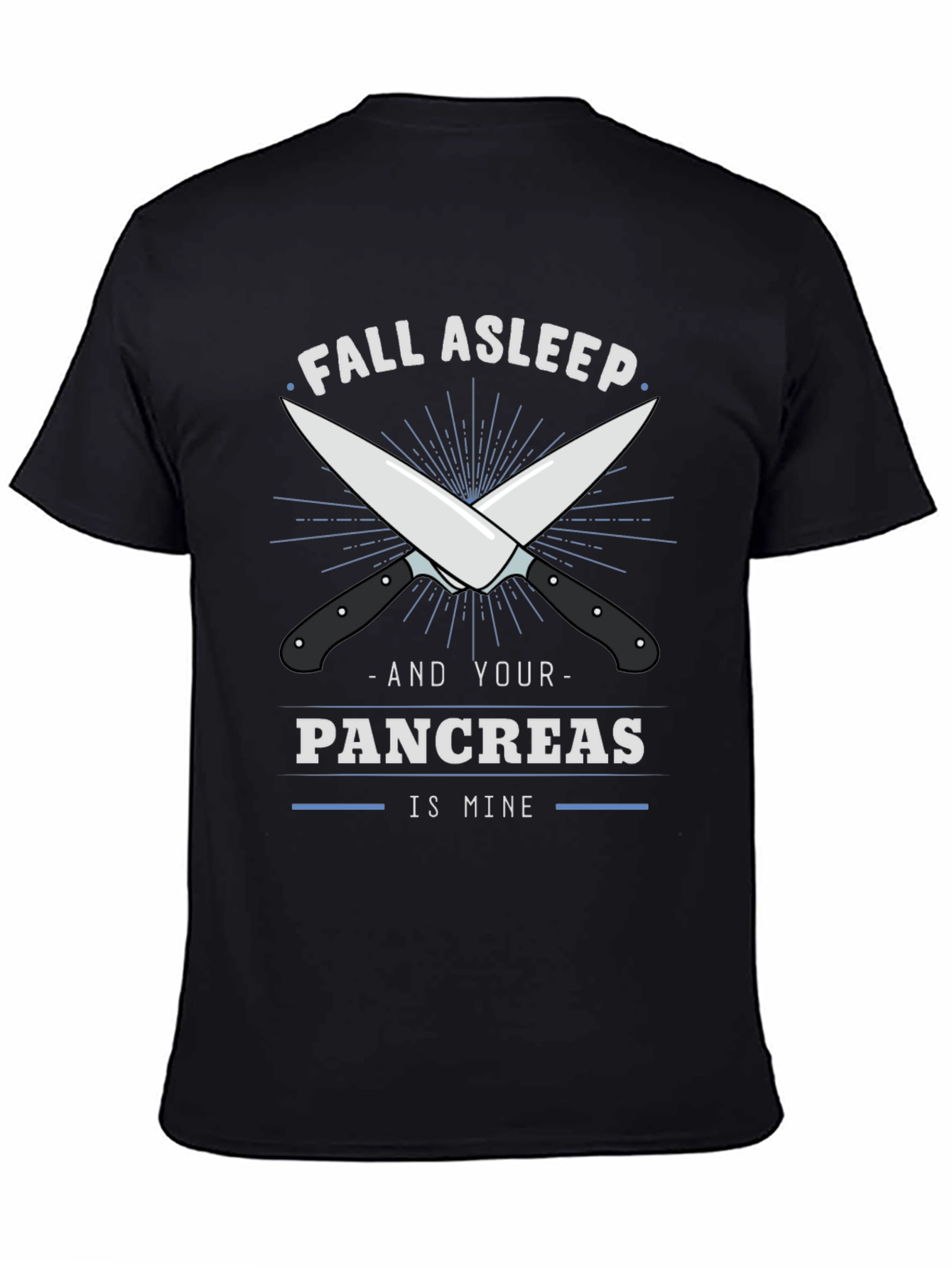 Fall Asleep Pancreas T-Shirt - Funny Anatomical Humor