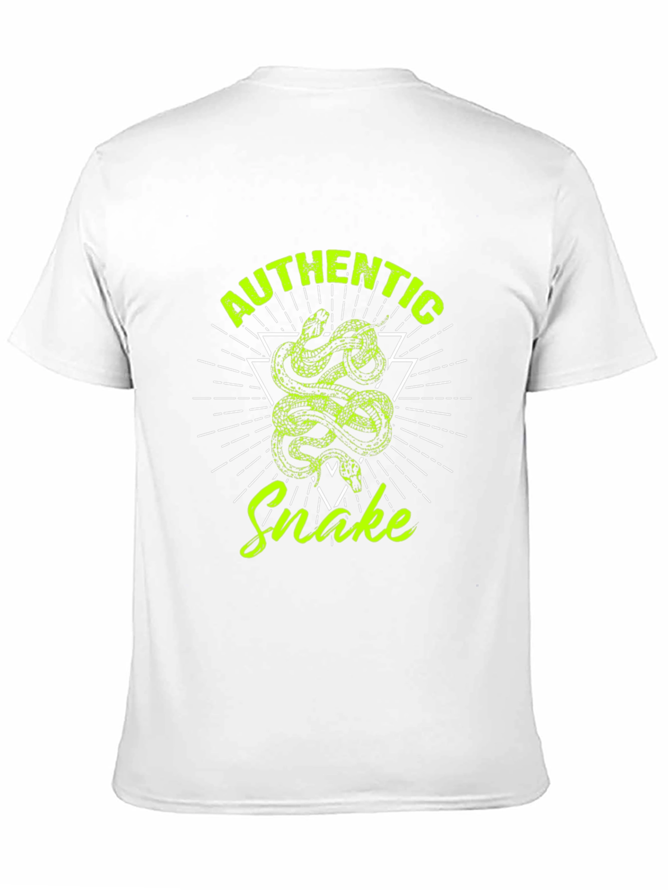 Authentic Snake Graphic Tee - Cool Reptile Design