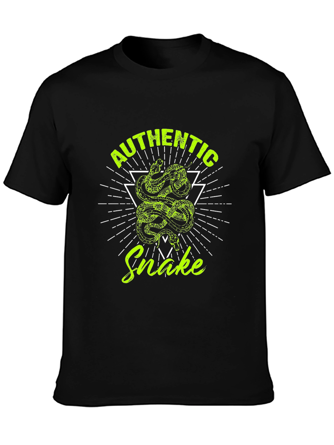 Authentic Snake Graphic Tee - Cool Reptile Design