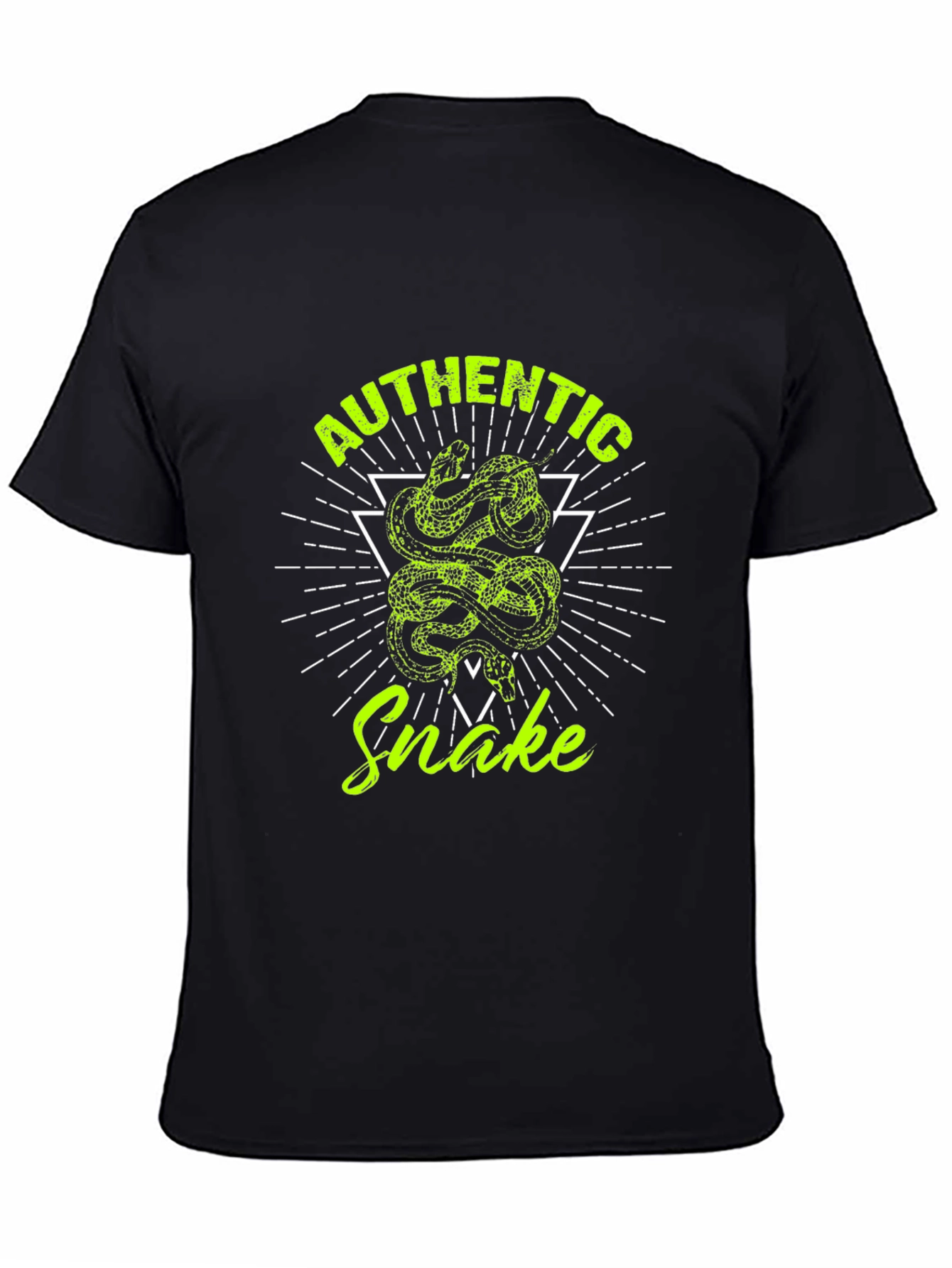 Authentic Snake Graphic Tee - Cool Reptile Design