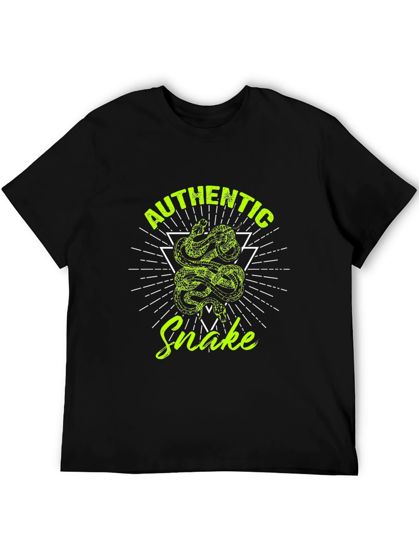 Authentic Snake Graphic Tee - Cool Reptile Design