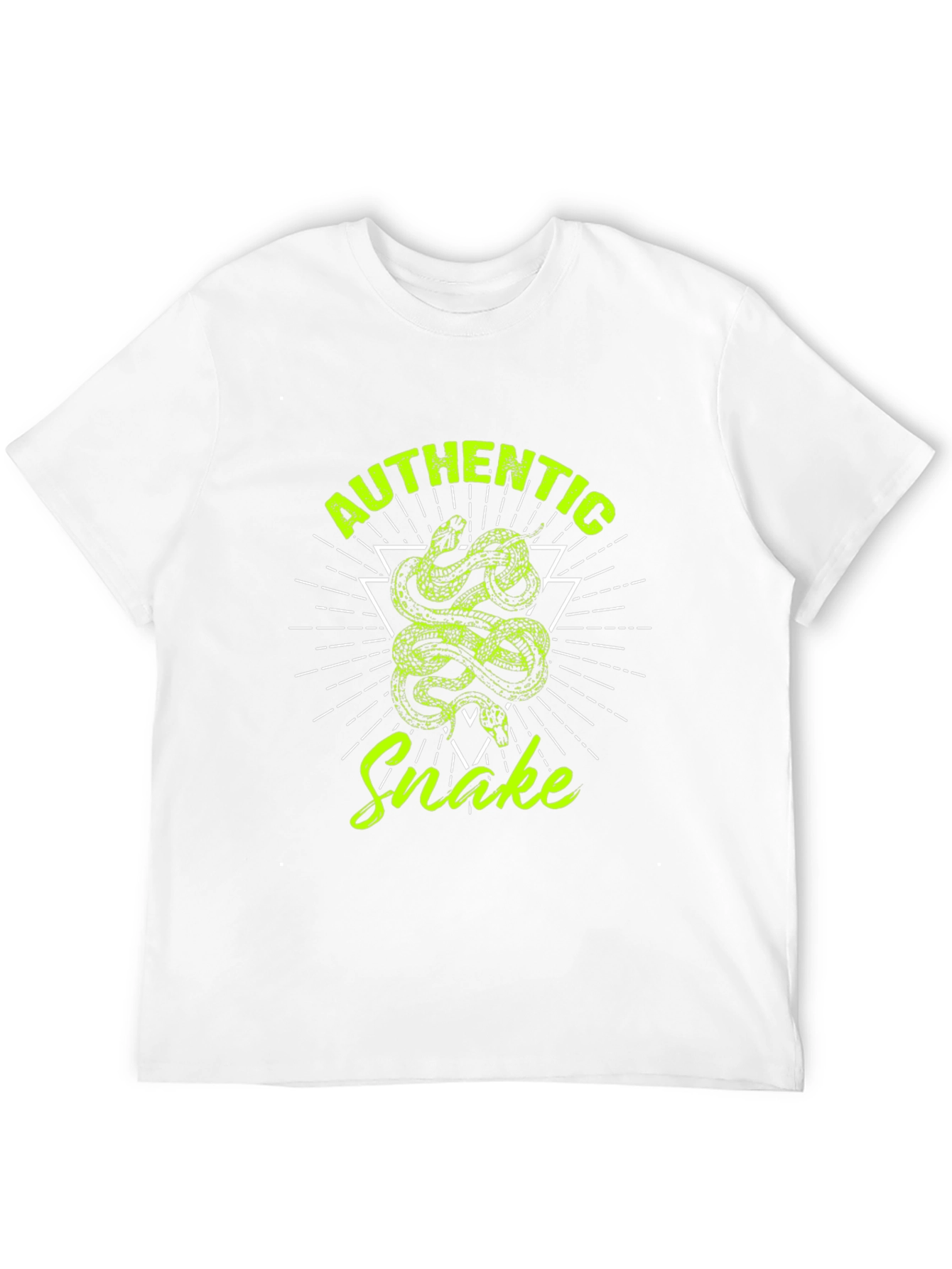 Authentic Snake Graphic Tee - Cool Reptile Design